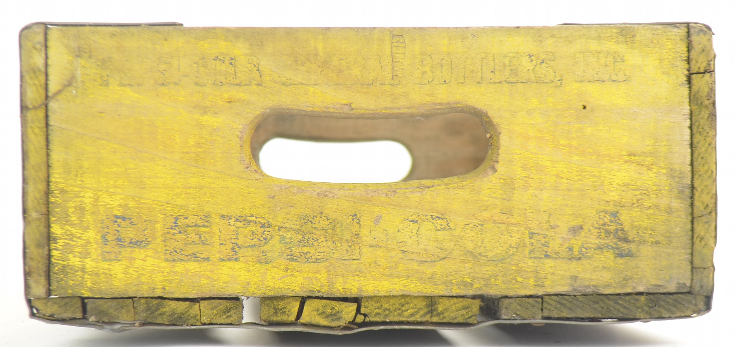 Pepsi Cola Crate - Yellow Bottle Carrier - A.W.P. Cases Arkansas 1982