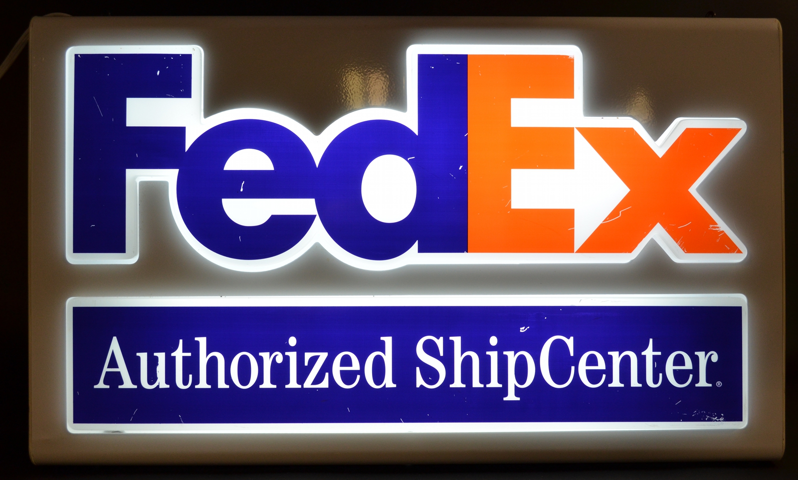 FedEx Authorized Ship Center Lighted Sign