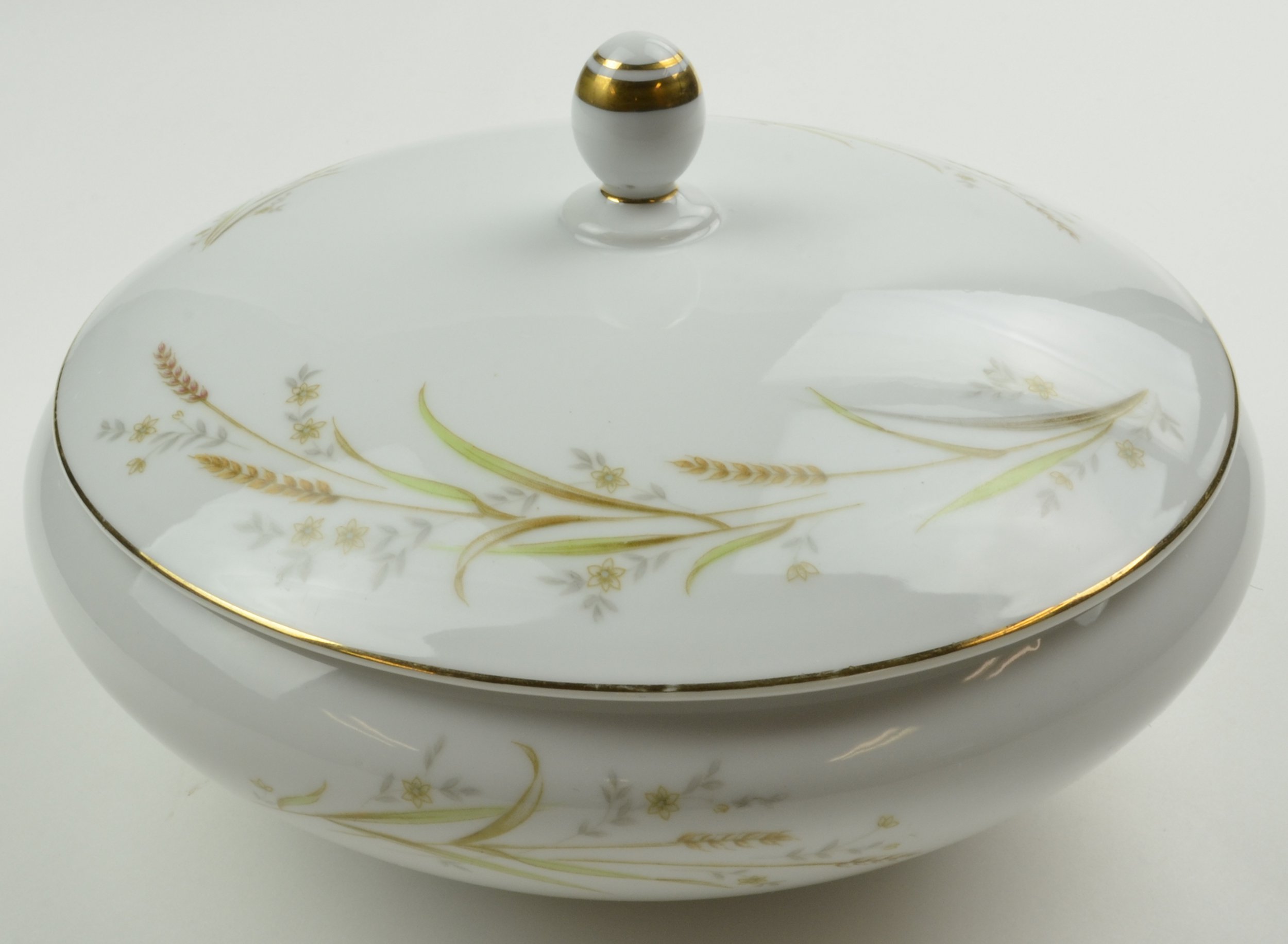 Fine China Of Japan - Golden Harvest Pattern - Covered Casserole