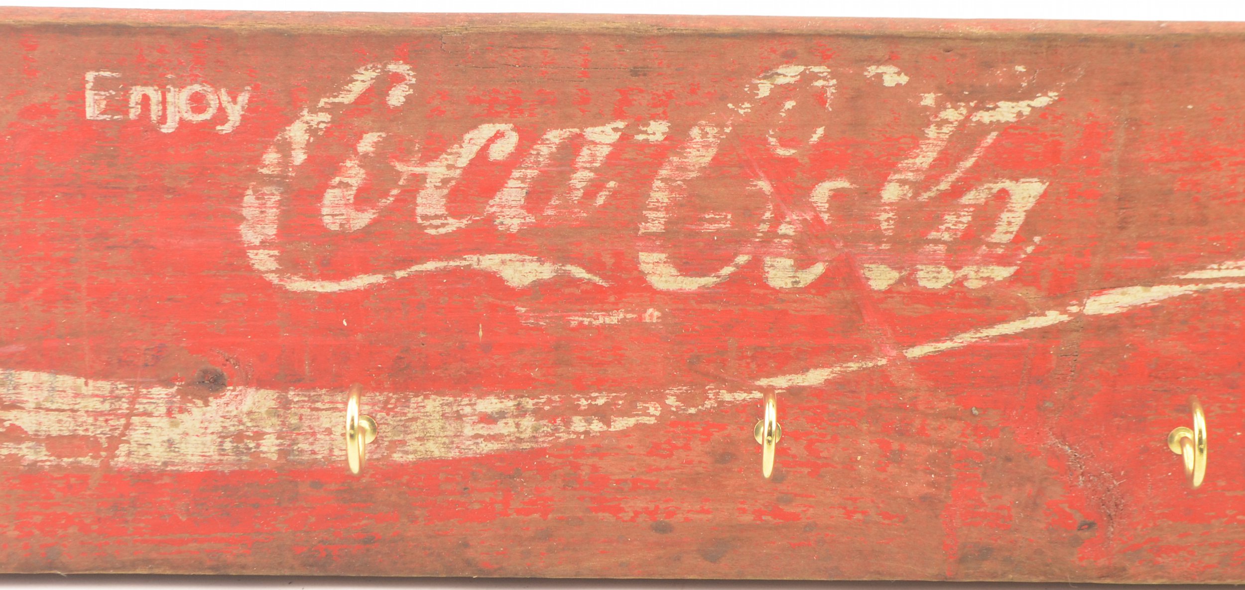 Coca Cola Key Rack Made From Vintage Coke Crate