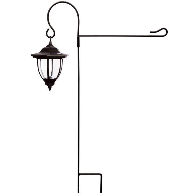 Carson FlagTrends - Powder Coated Garden Flag Stake & Lantern