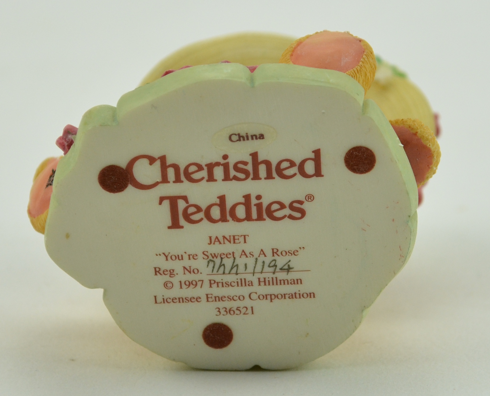 Cherished teddies janet sales