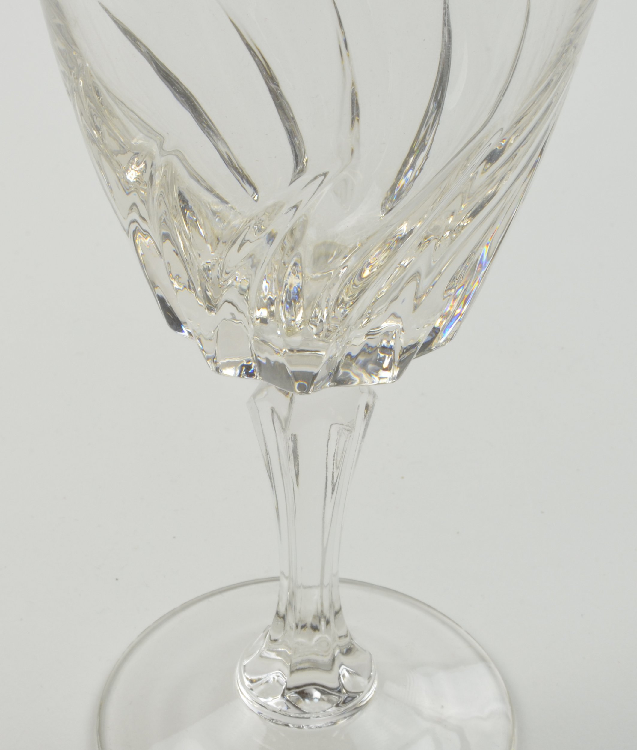 Cris D'Arques - Flamenco Pattern - Water Goblet - 6 3/4 Tall