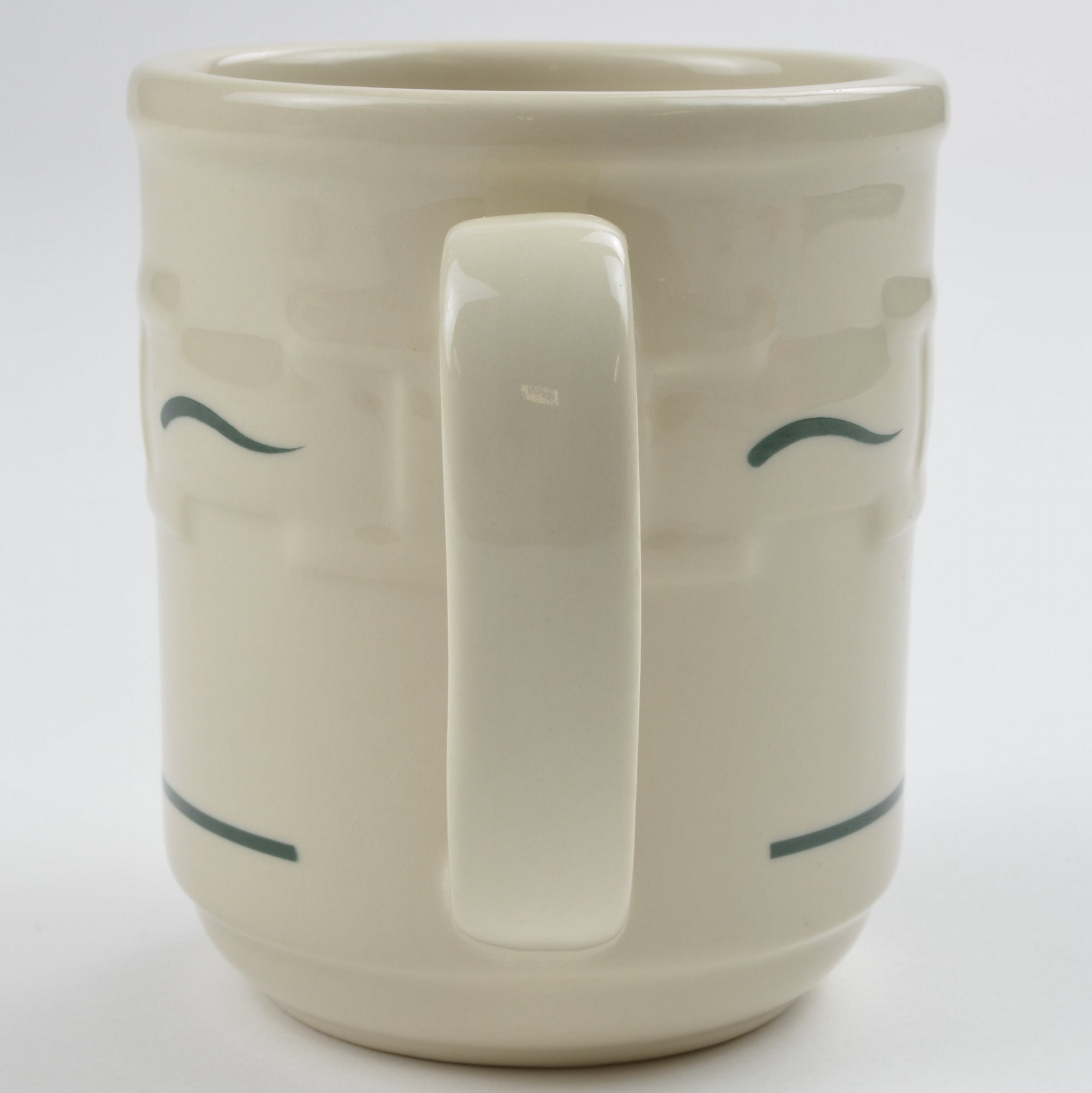 Longaberger Pottery - Woven Traditions Heritage Green - Mug