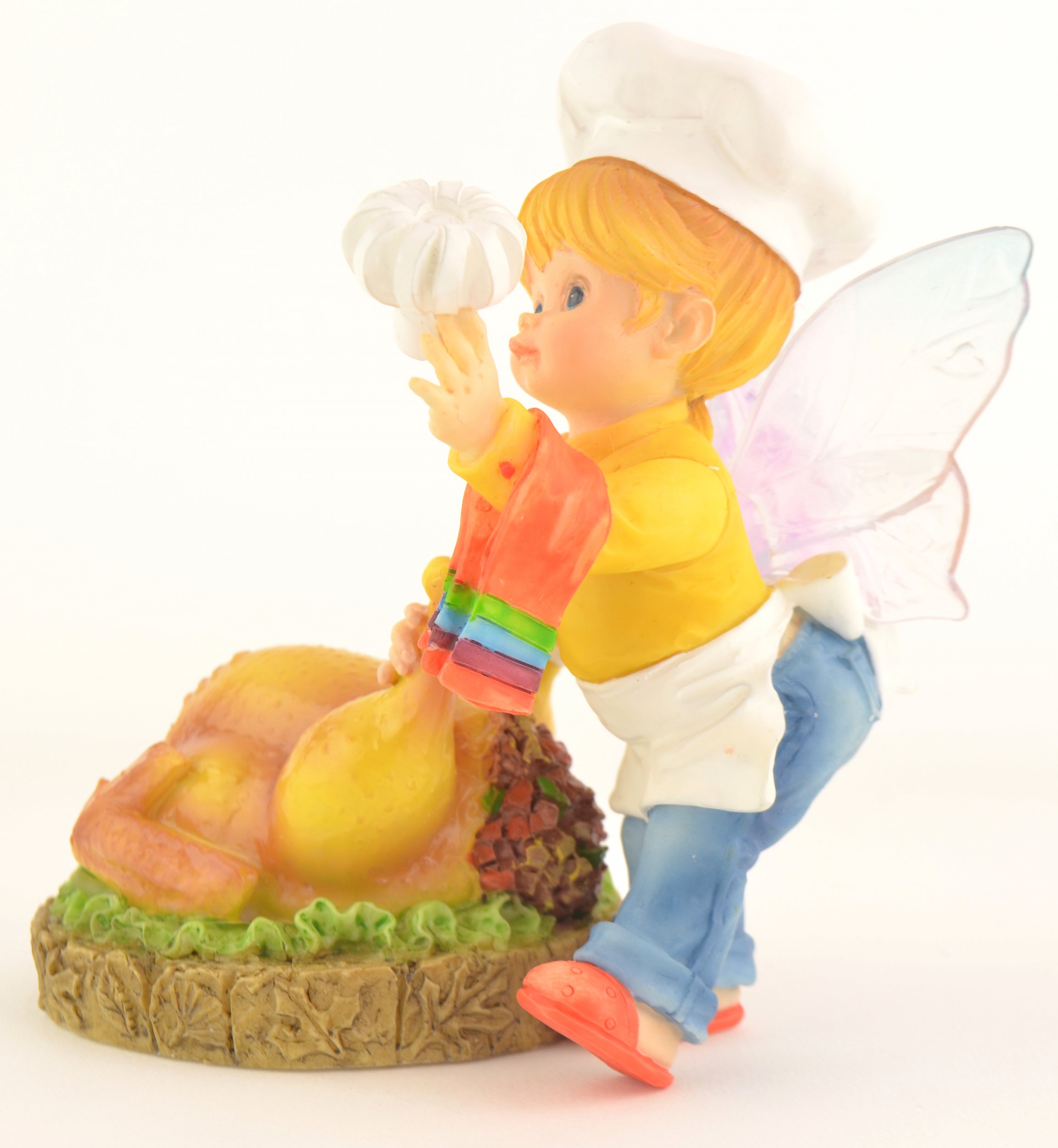 My Little Kitchen Fairies Lil Turkey Chef Fairie, Fairy Figurine