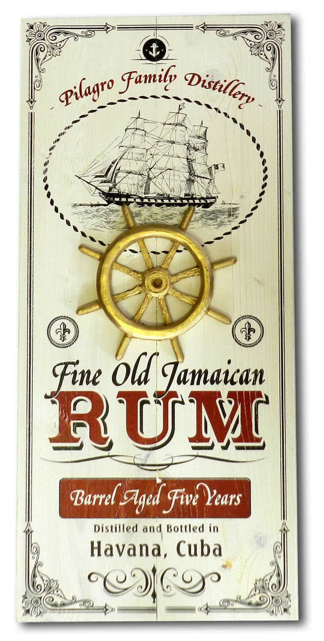 Rum Signs | Personalized Signs, Plank Sign, Man Cave Gifts