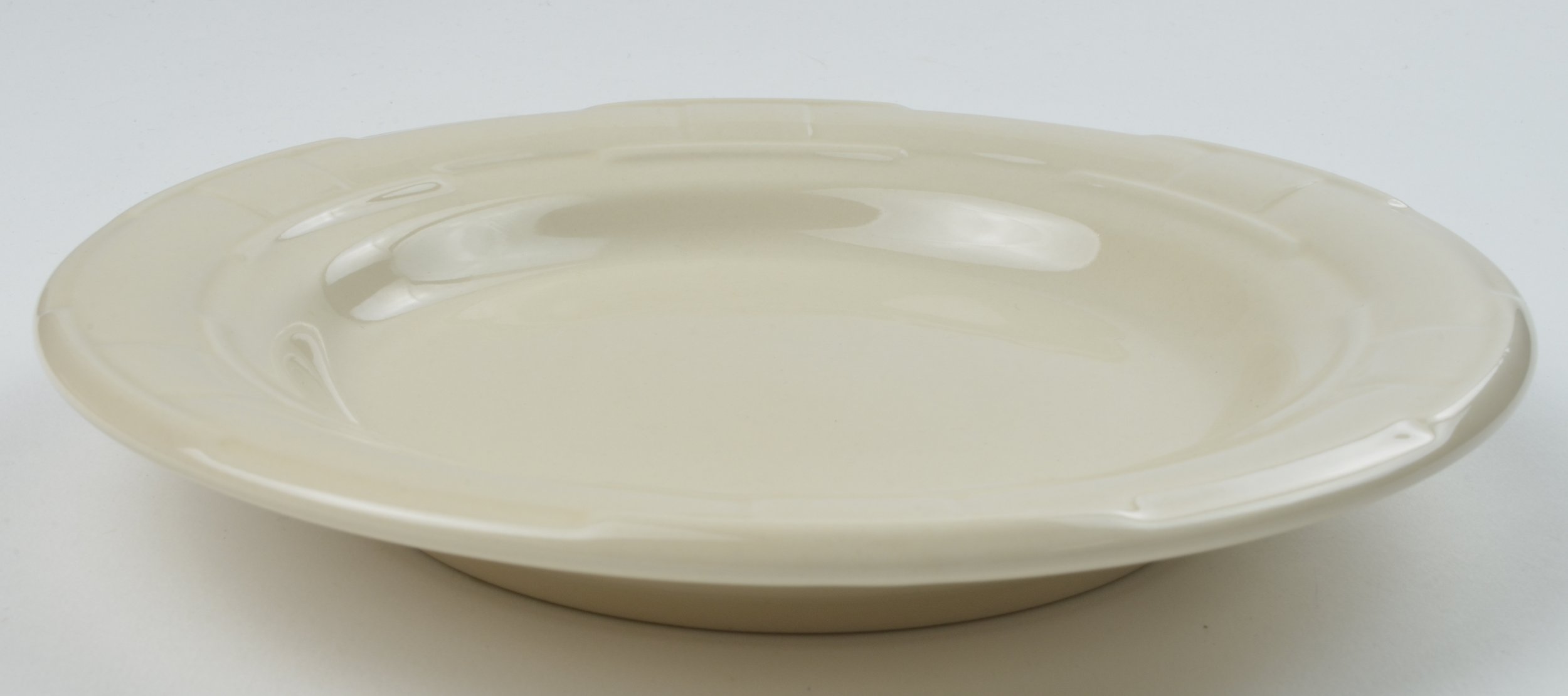 Longaberger Pottery - Woven Traditions Ivory - Bread Plate
