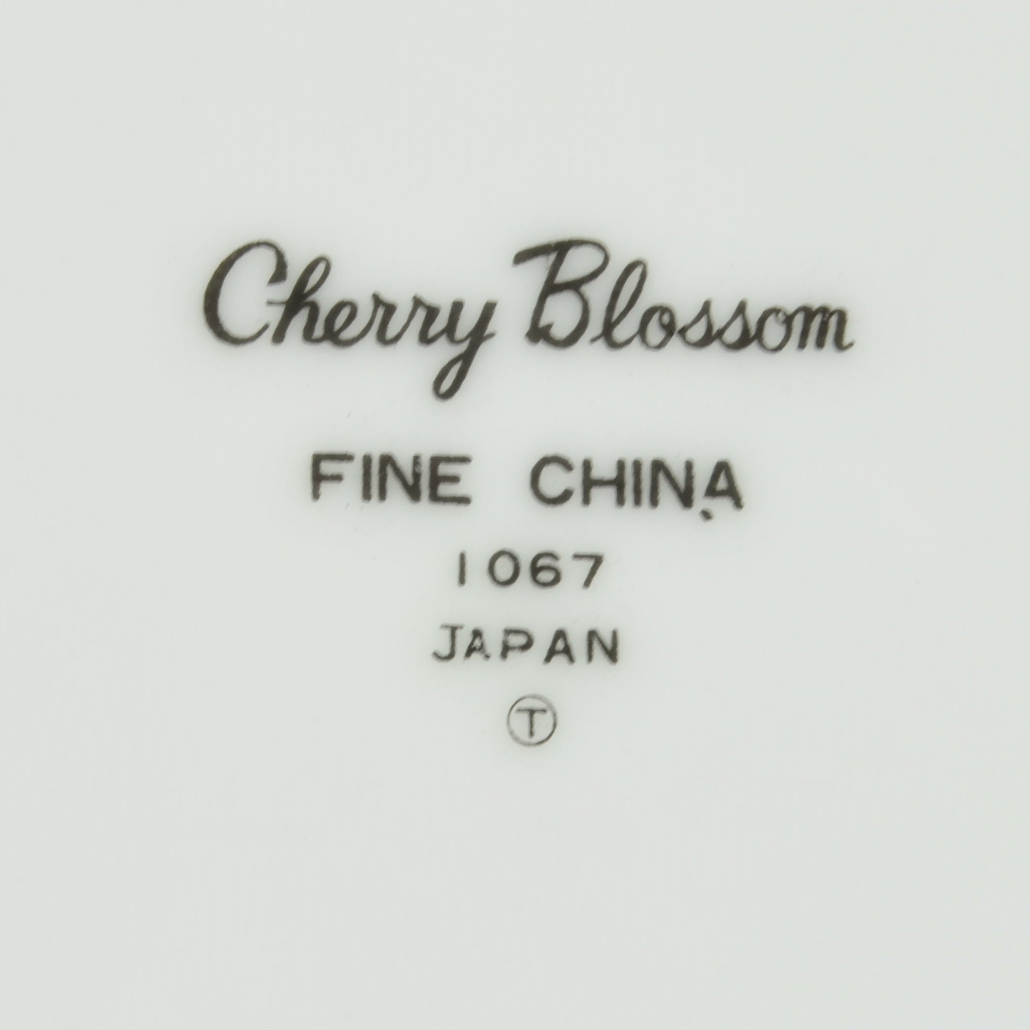 Fine China Of Japan - Cherry Blossom - Relish Dish / Gravy Boat Underplate