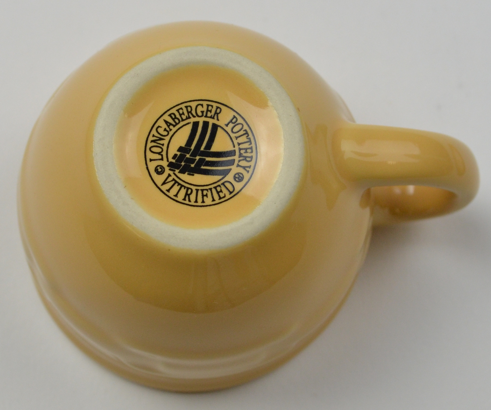 Longaberger Pottery - Woven Traditions Butternut - Child Tea Set Cup & Saucer