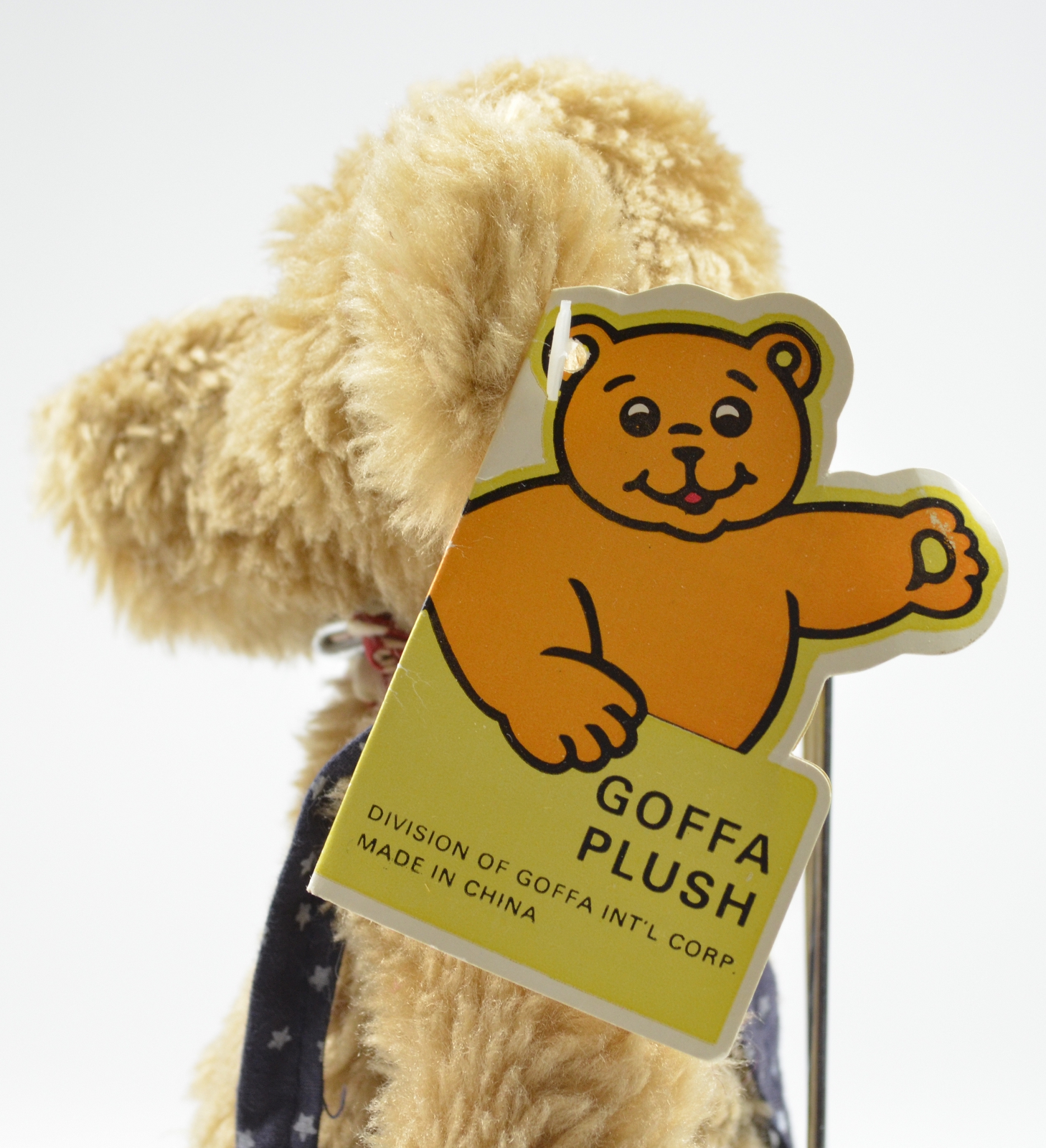 Goffa Brown Plush Bear With Red Bow Tie 13