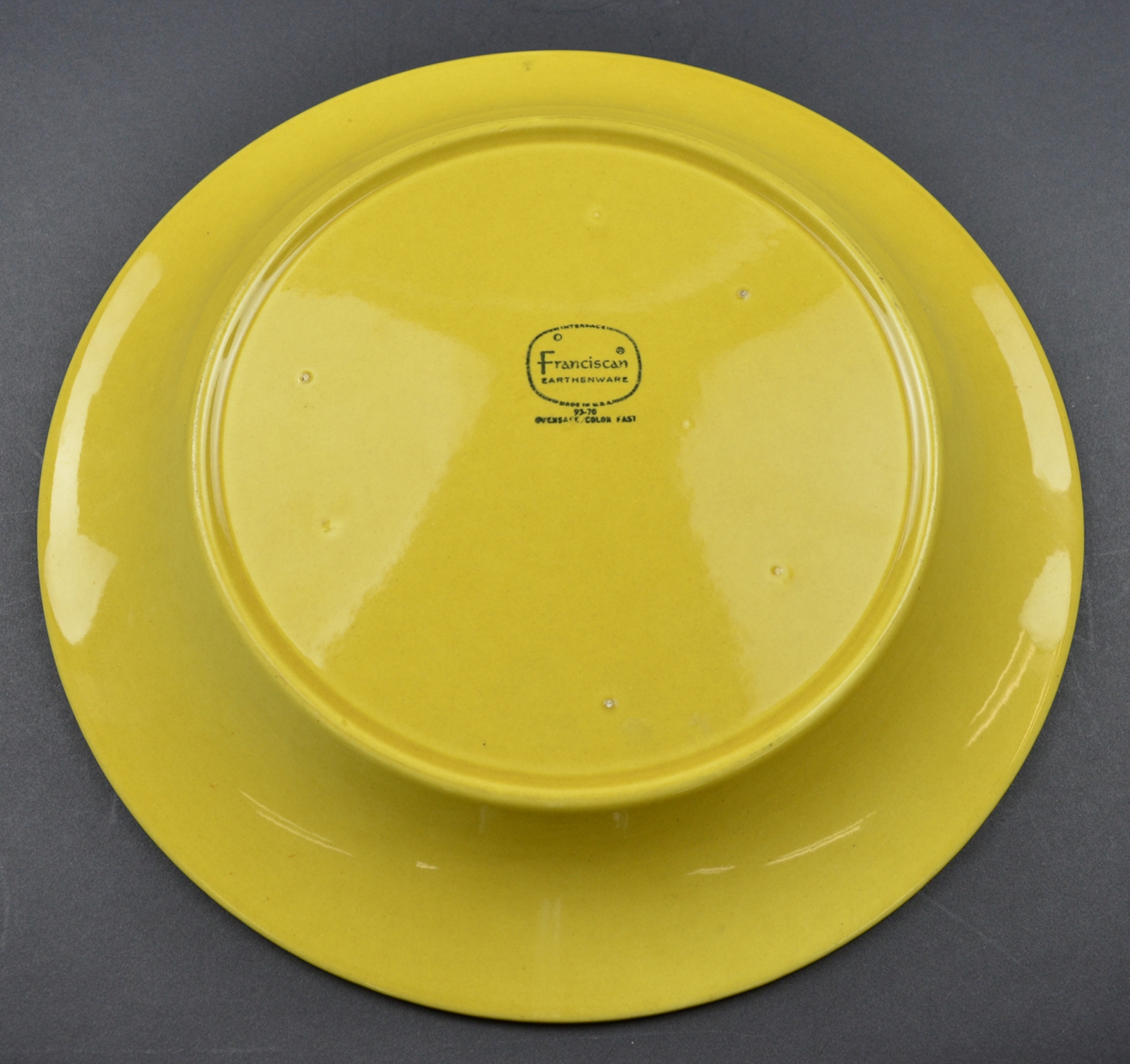 franciscan ware yellow