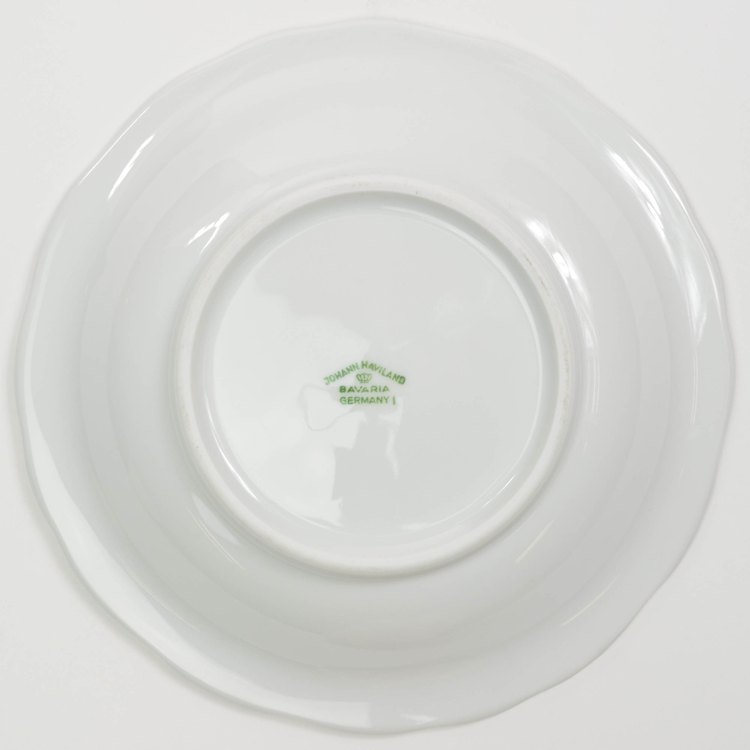 Johann Haviland - Blue Garland Pattern - Flat Cup Saucer