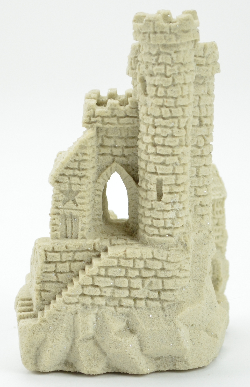 Mr. Sandman Real Sand Sculpture - Sand Castle - Vintage 1988 - 4.5" Tall