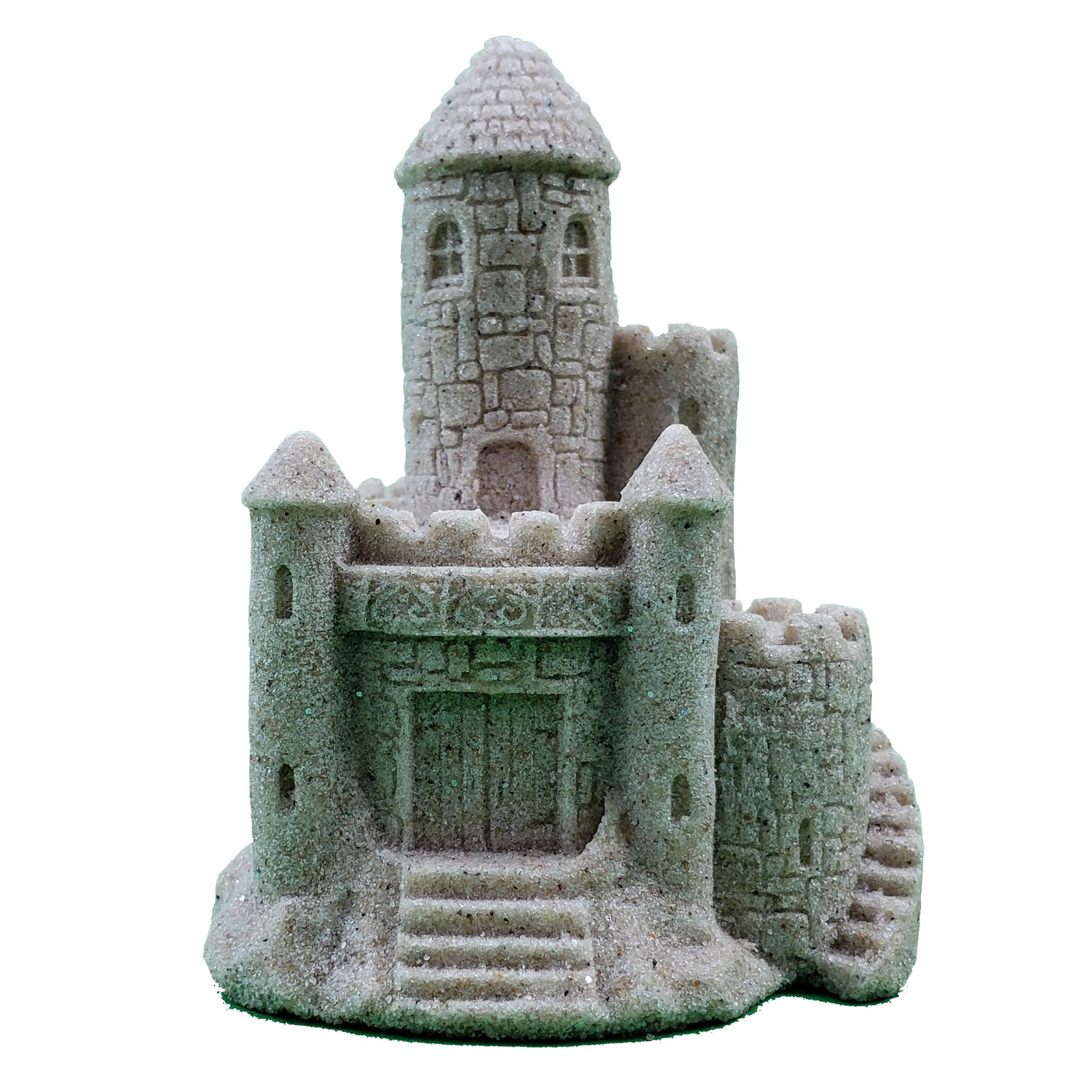 Real Sand Castle Figurine 118 4" Tall Collectible Beach Home Wedding Decor N 