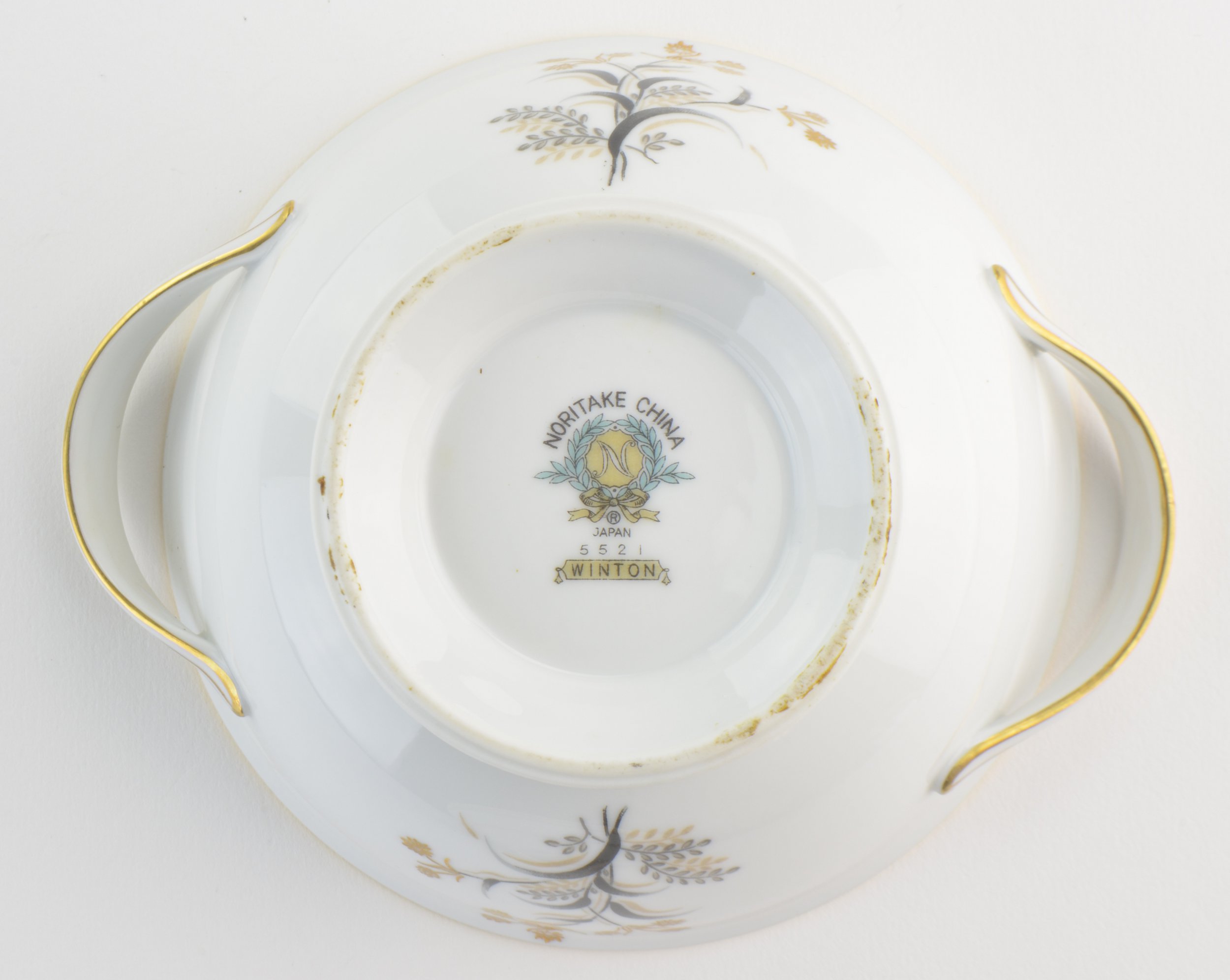 Noritake China - Winton Pattern 5521 - Lidded Sugar Bowl