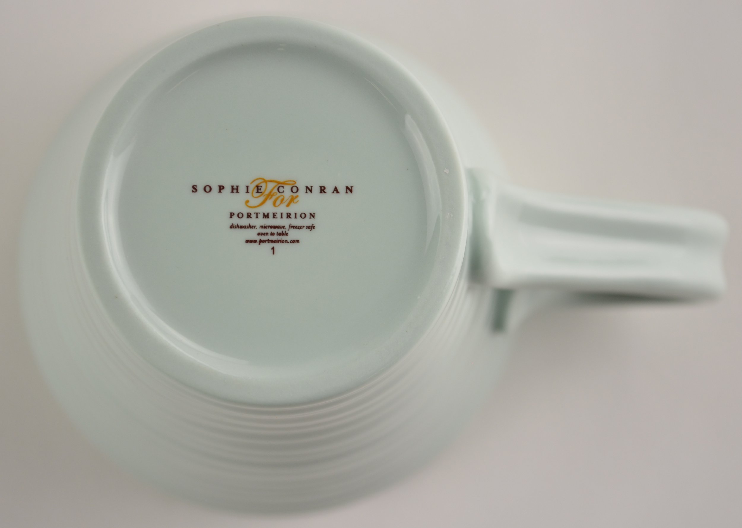 Portmeirion - Sophie Conran Celadon Pattern - 12.5 Oz. Mug