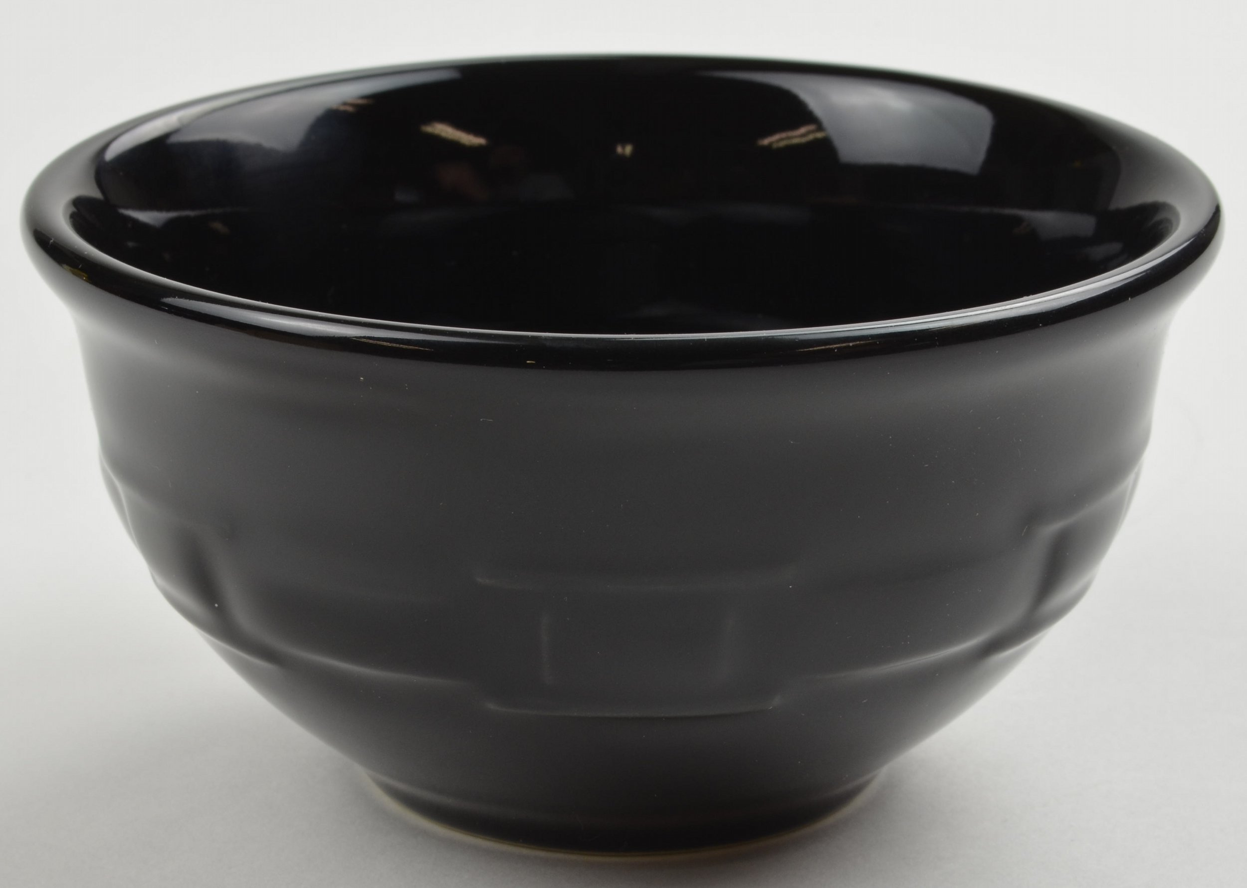 Longaberger Pottery - Woven Traditions Ebony Pattern - Dessert Bowl