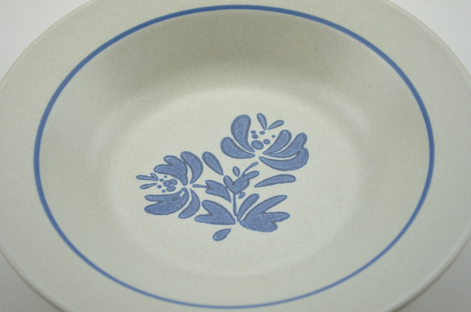 Pfaltzgraff White and Blue Soup Bowl