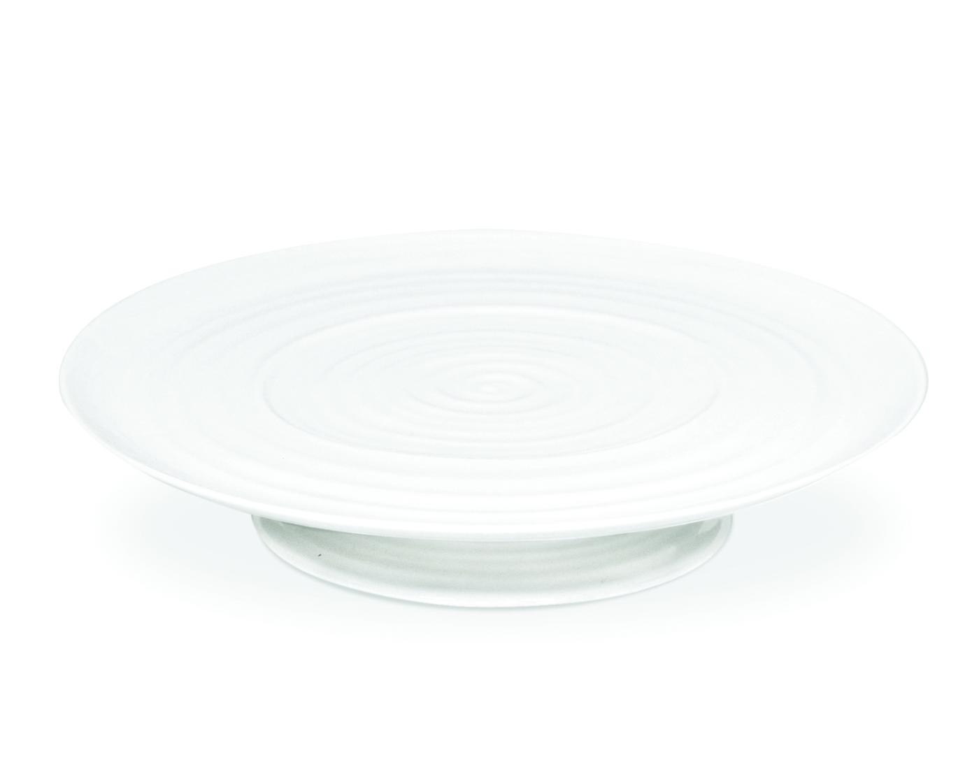 Portmeirion - Sophie Conran White Pattern - Medium Footed Cake Plate