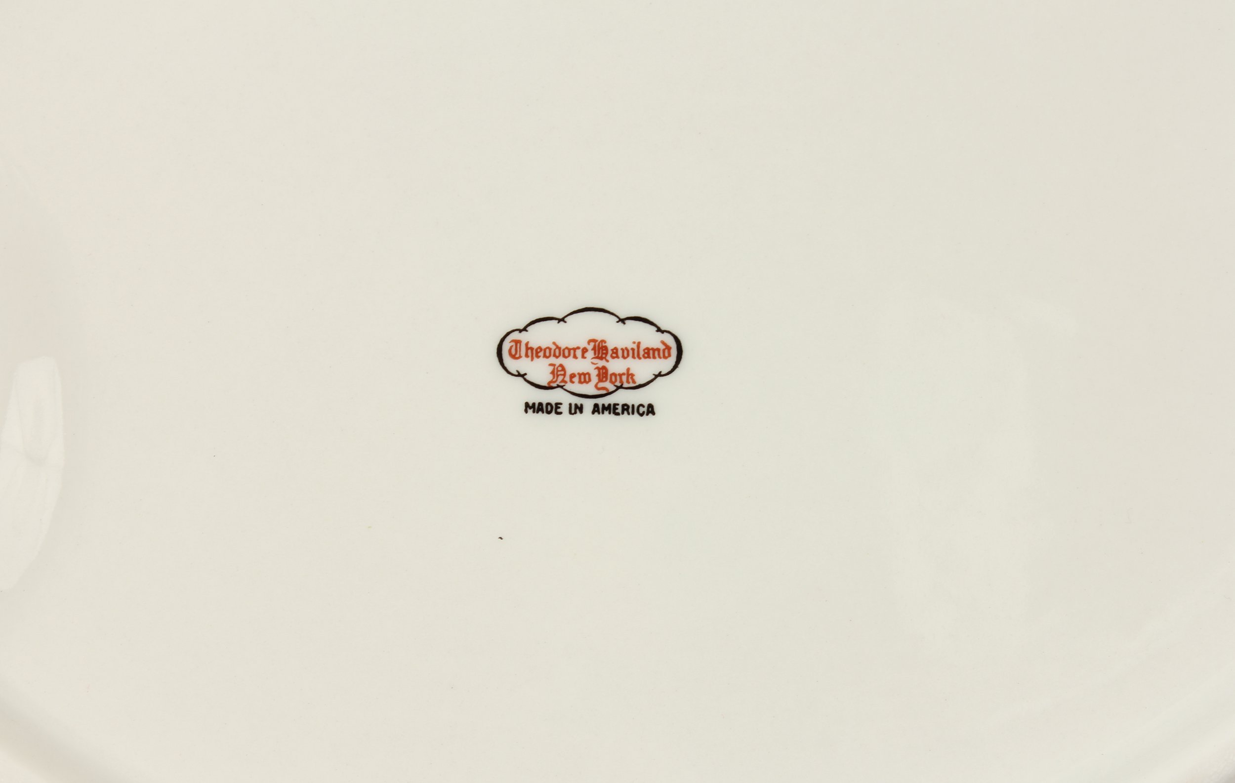 Theodore Haviland - Bel Air Pattern - Oval Serving Platter - 11.625 Wide