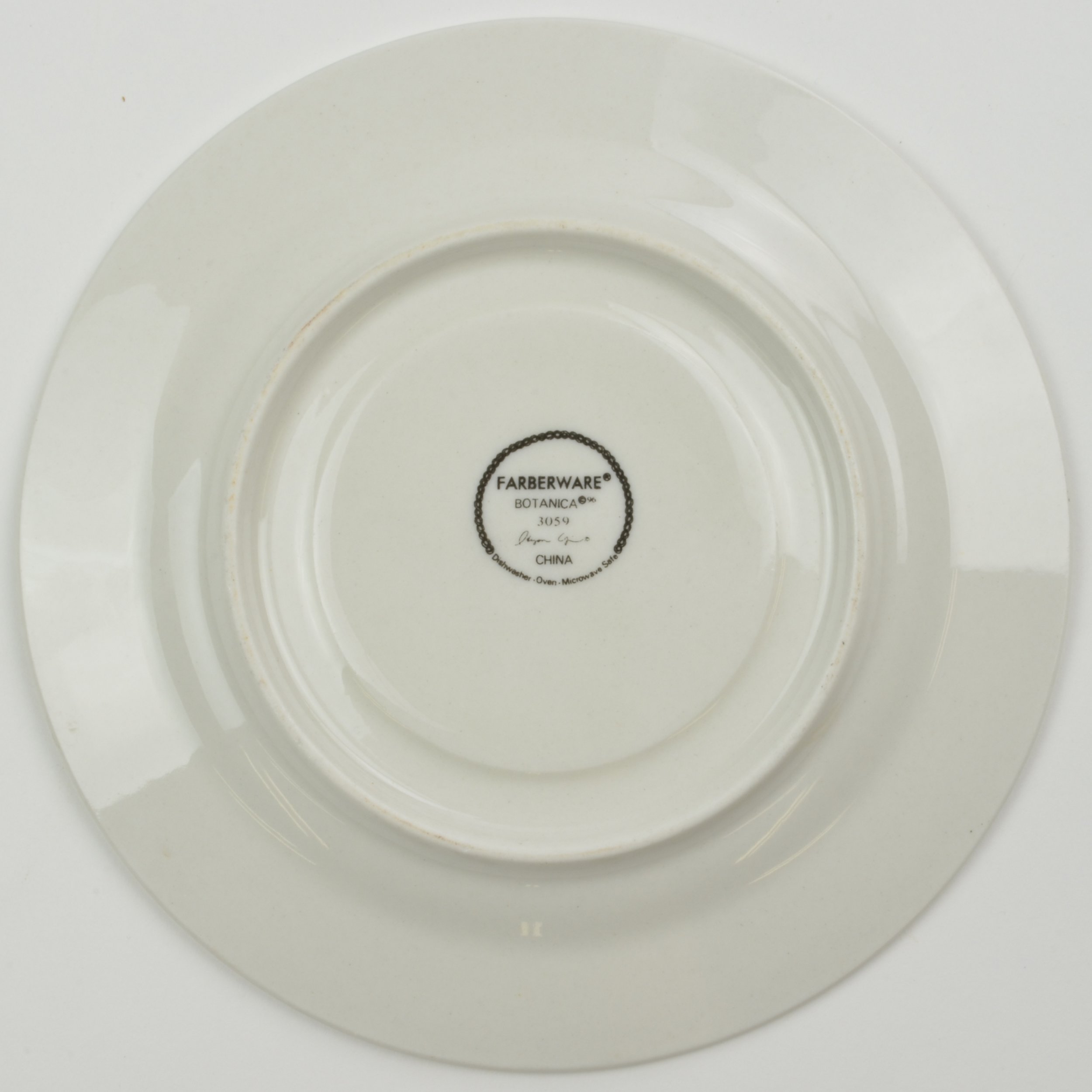 Farberware - Botanica Pattern 3059 - Flat Cup Saucer