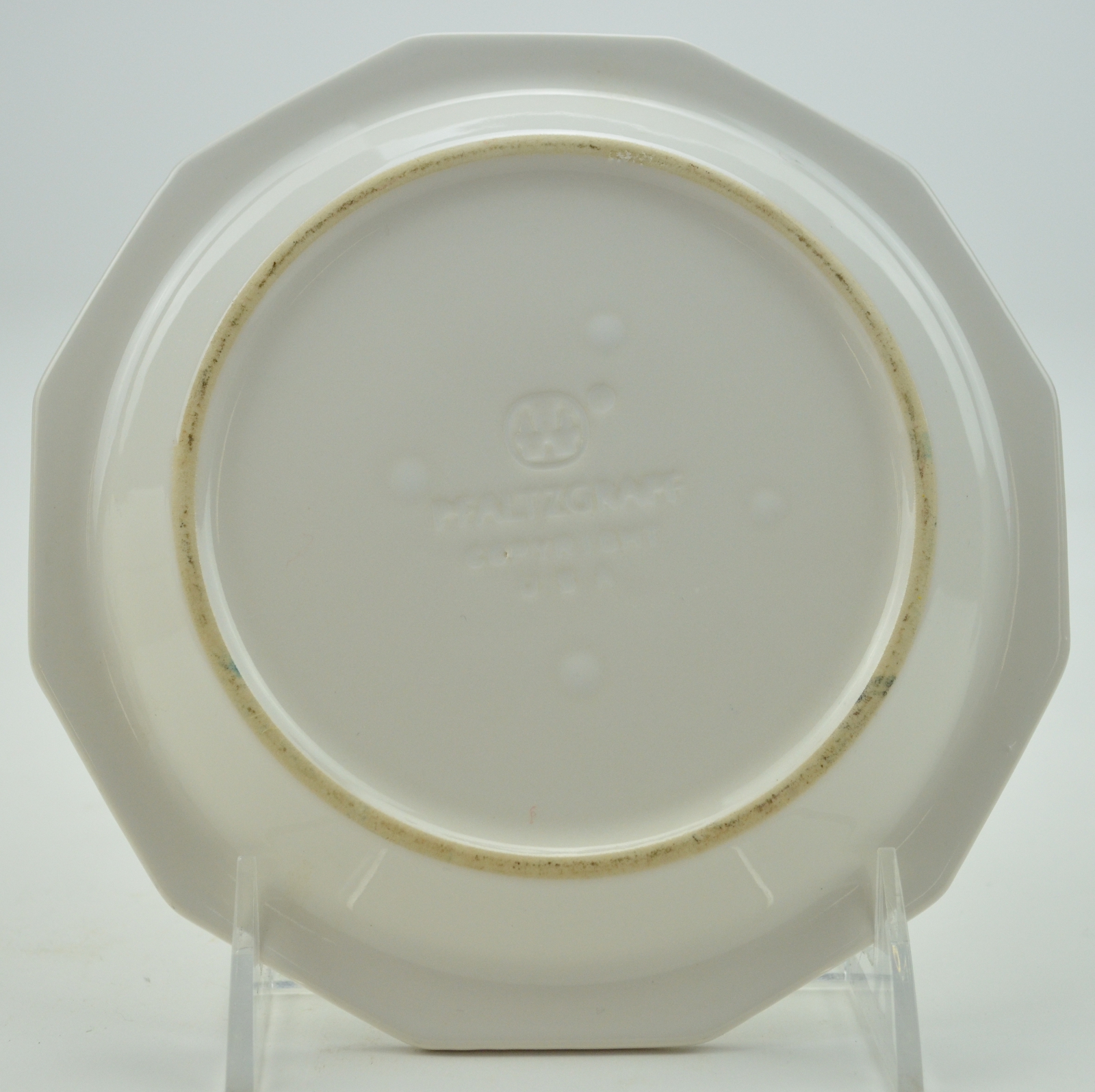 Pfaltzgraff China - Flat Cup Saucer - Christmas Heritage Pattern - 6.25 Round