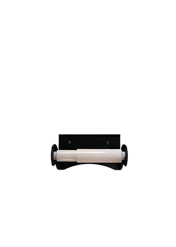 Wrought Iron Roller Style Toilet Tissue Holder - Plain Pattern