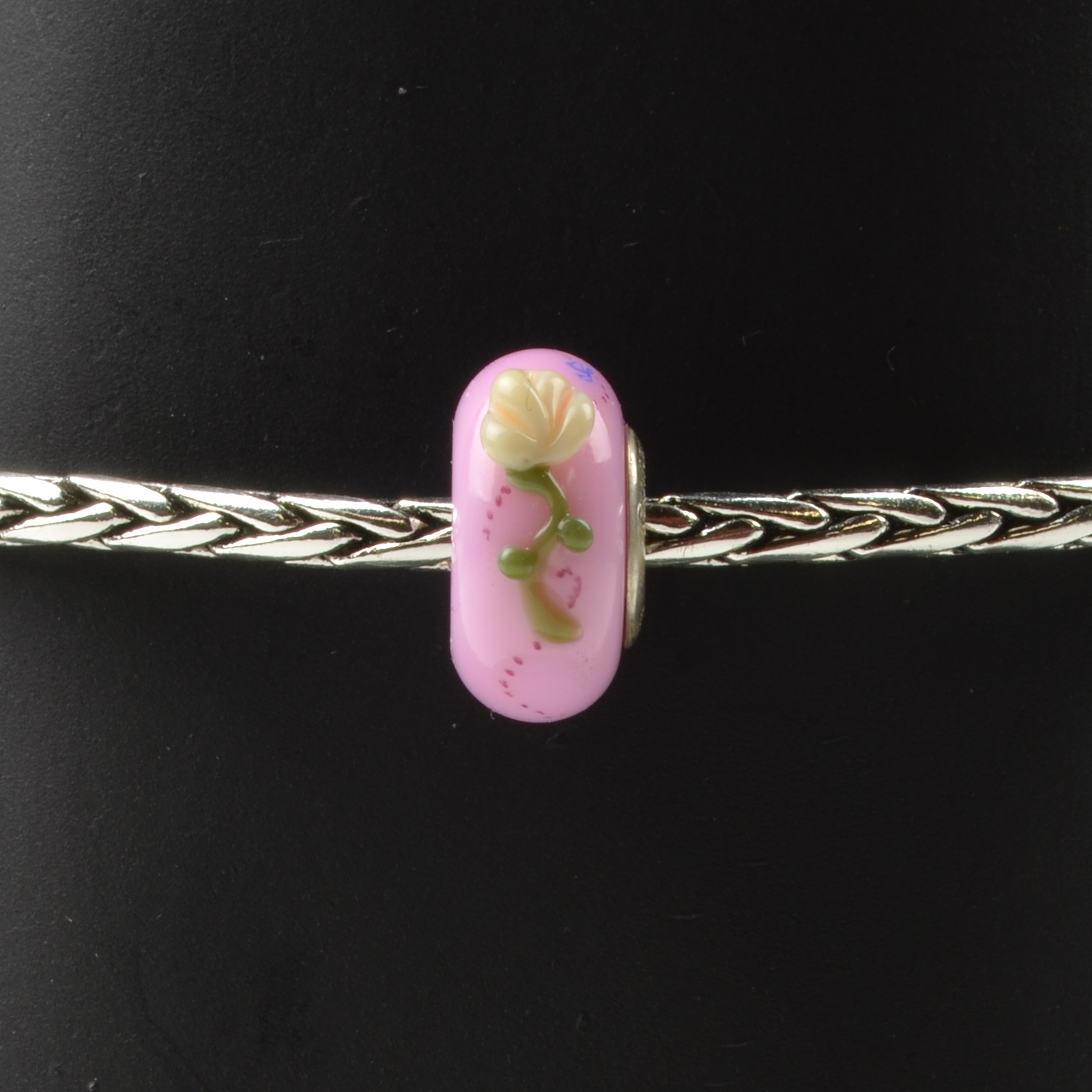 Fenton Glass Beads Charms For Charm Bracelets, Delta Gamma