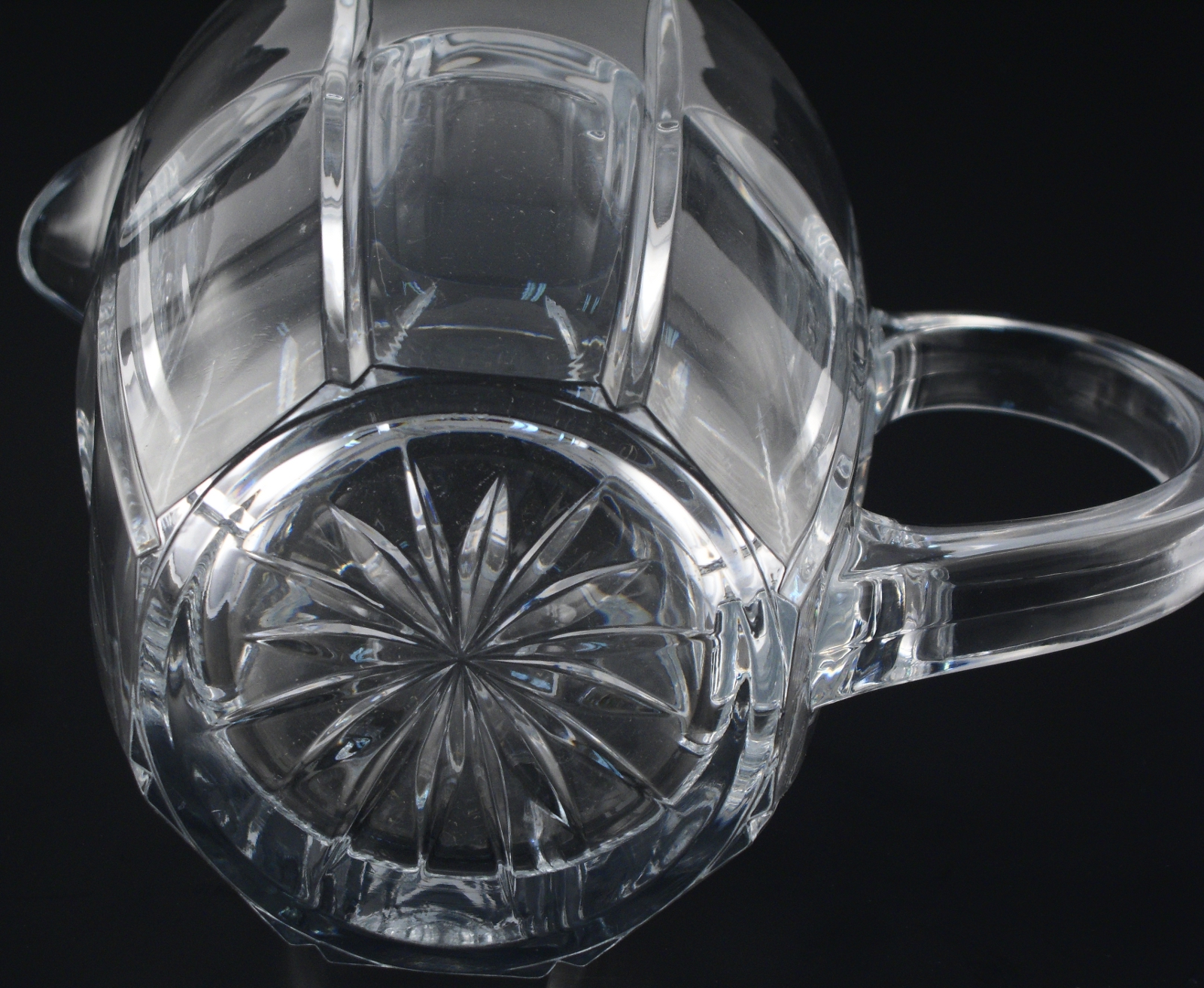 Bergerac Crystal Pitcher - France - 1994 - 24% Lead Crystal