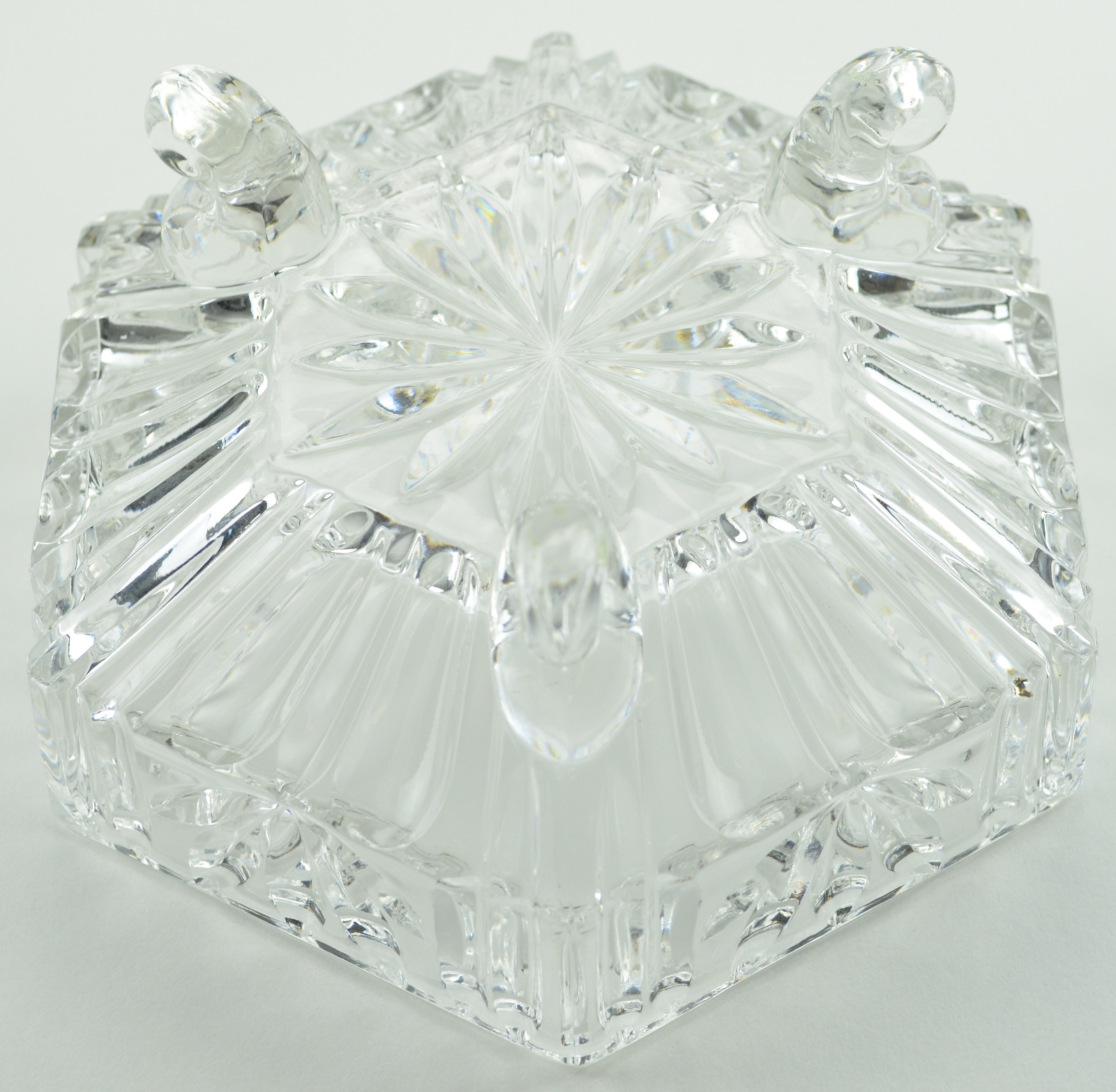 Vintage Princess House Full Lead Crystal Three Footed Candy Dish