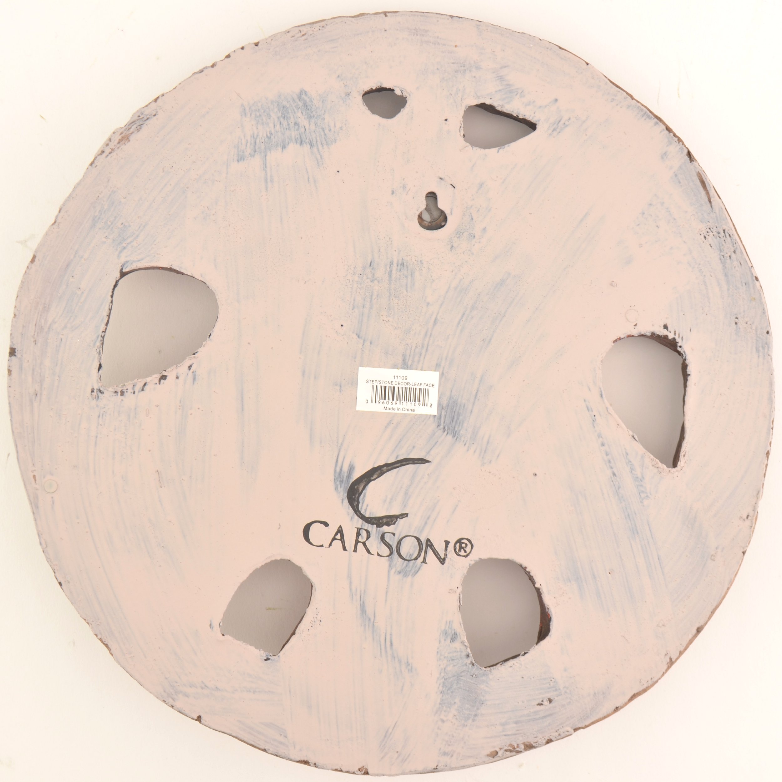 Carson Home Accents - Cement Stepping Stone / Plaque - Leaf Face