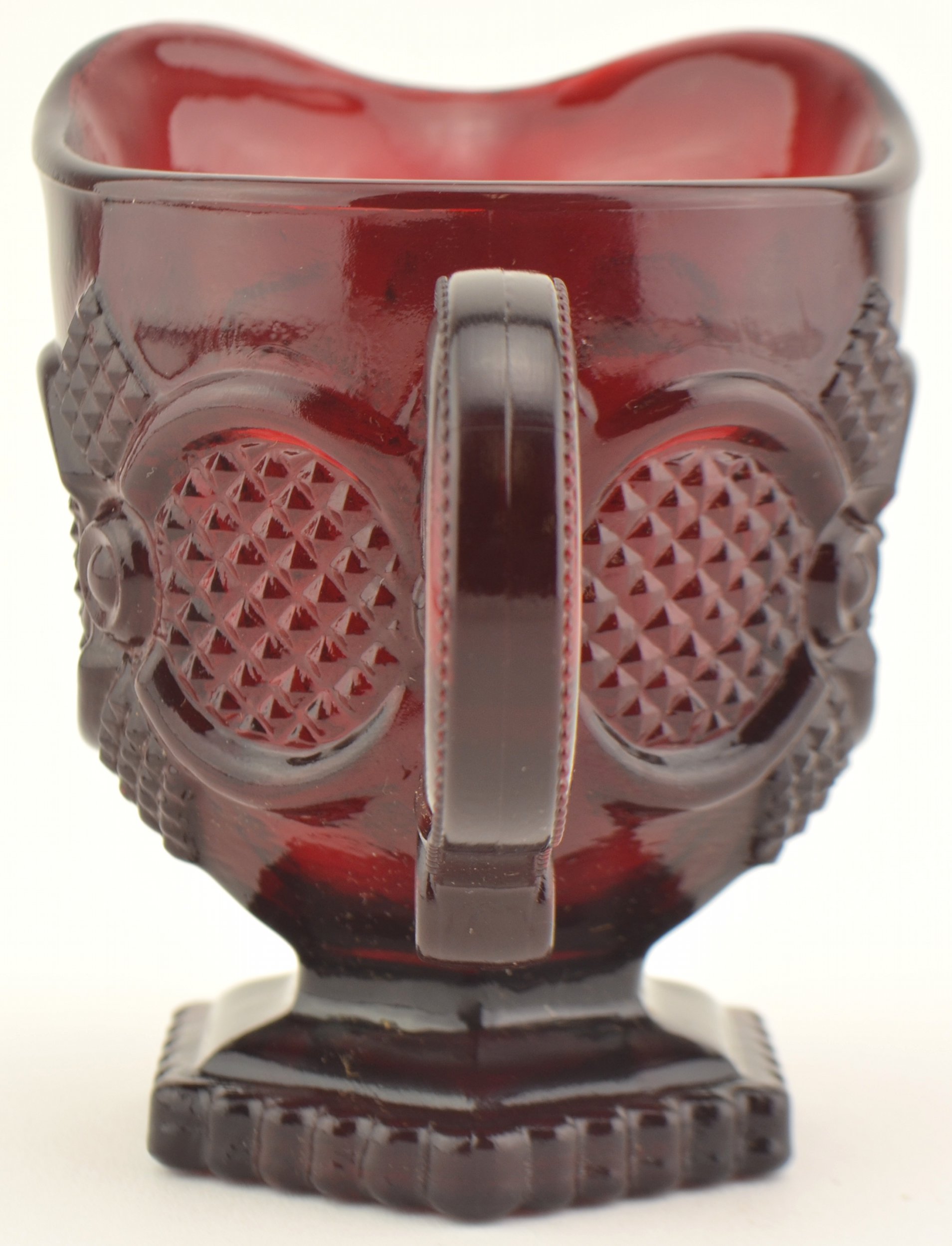 Avon Crystal - 1876 Cape Cod Ruby - Creamer