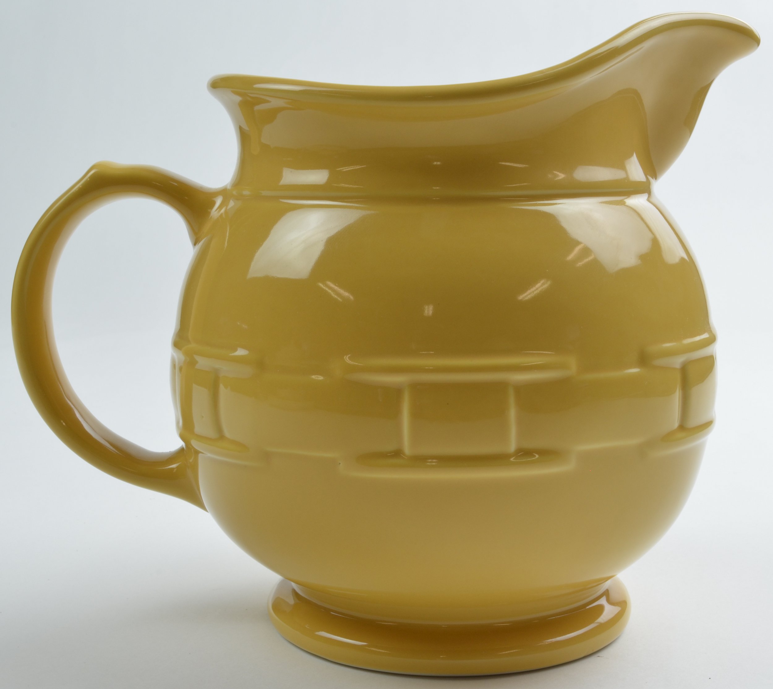 Longaberger Pottery - Woven Traditions Butternut - 64 Oz. Pitcher