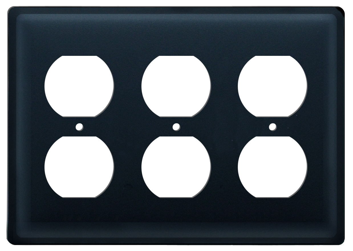 Plain Triple Outlet Cover plain-triple-outlet-cover