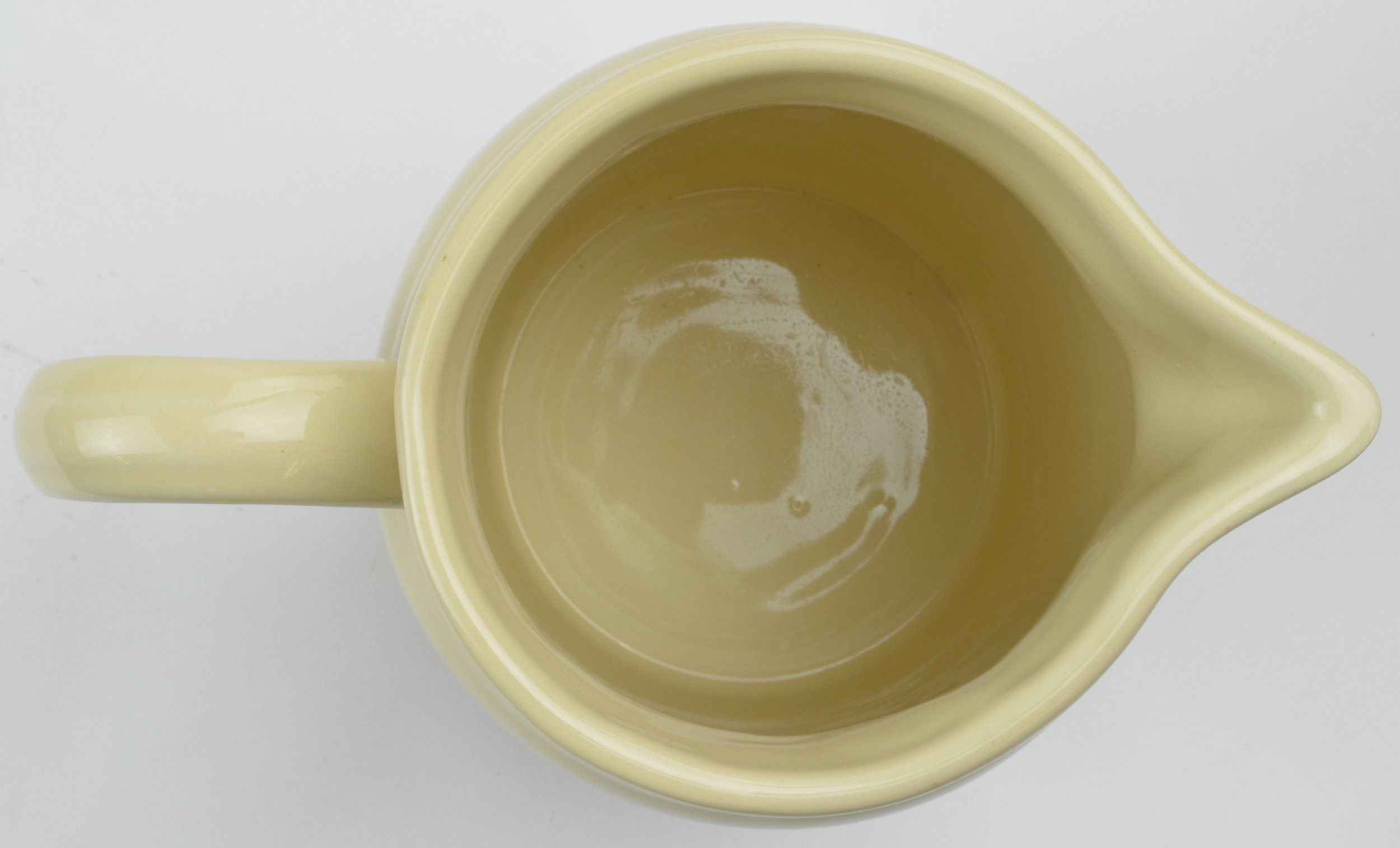 Friendship Pottery - Blue Stripe Pattern Single Stripe - 64 Ounce Pitcher