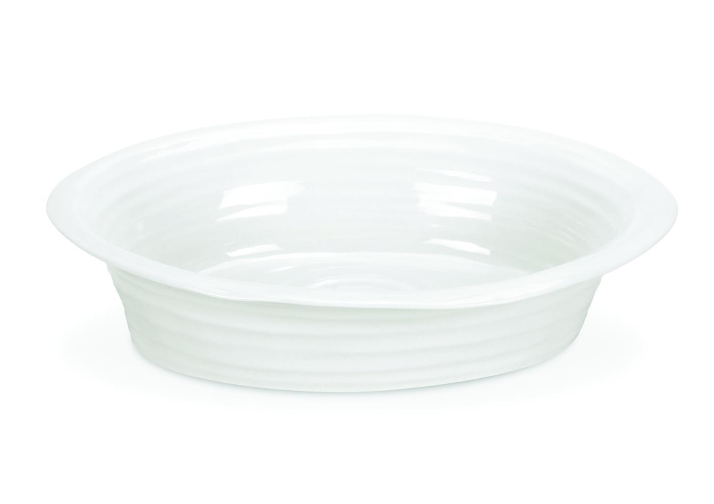 Portmeirion - Sophie Conran White Pattern - Round Pie Dish