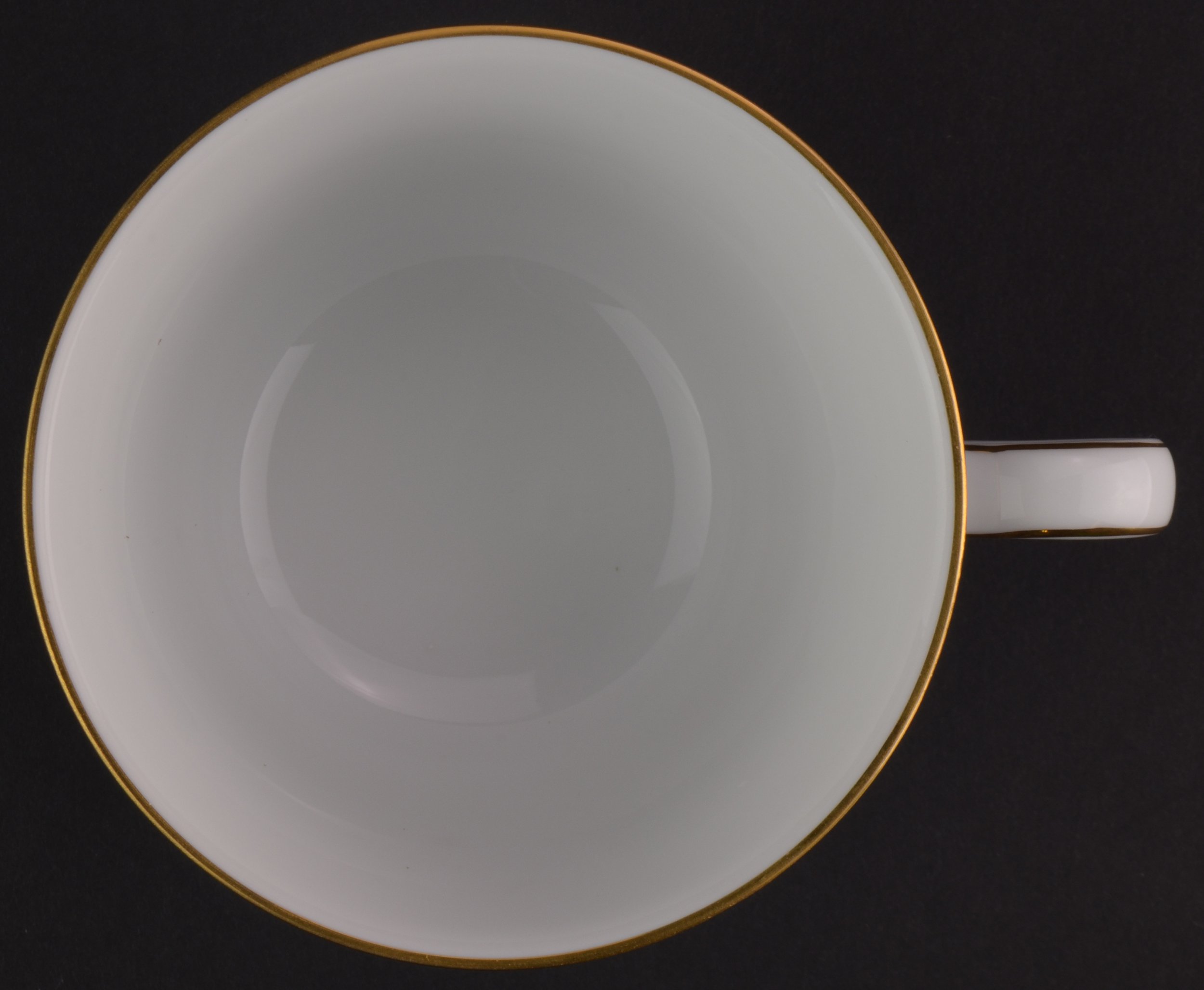 Noritake China - White Scapes Collection - Whitecliff Pattern 4083 - Flat Cup