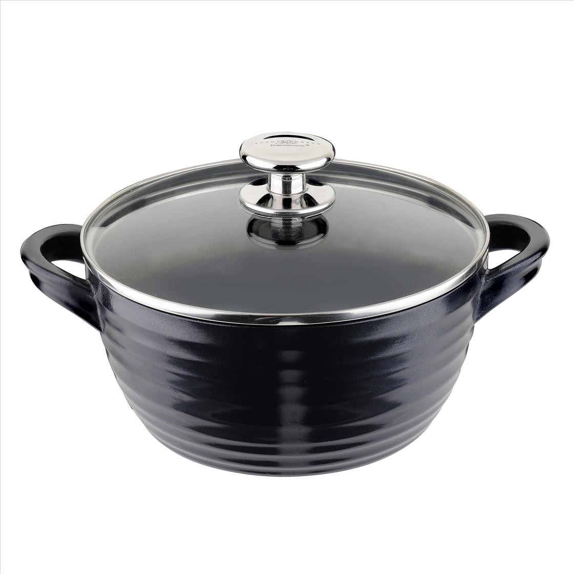 Portmeirion - Sophie Conran Black Pattern - Medium Covered Cassarole