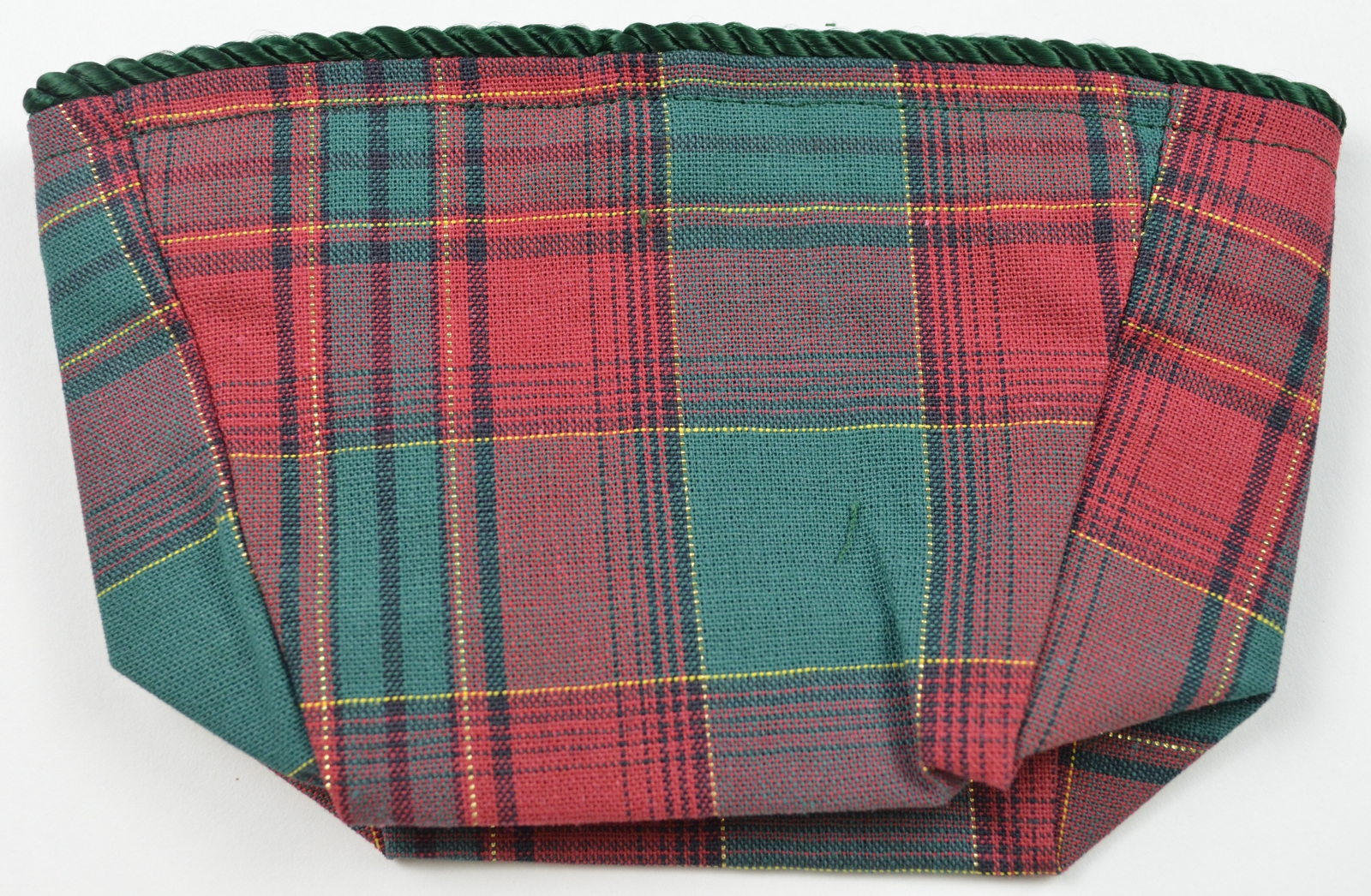 Longaberger Oregano Basket Liner Evergreen Plaid
