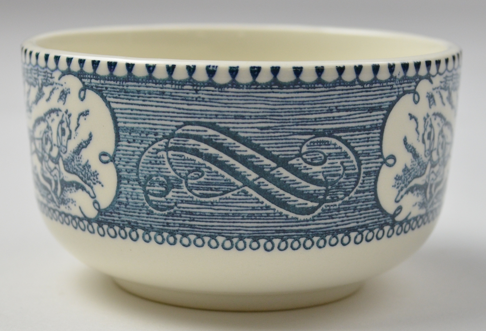 Royal - Currier & Ives Blue Pattern - Flat Cup