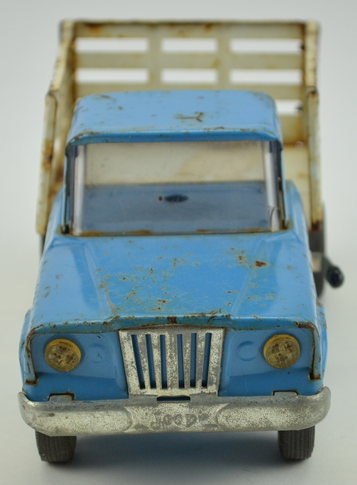 Vintage Collectible Blue Tonka Truck With White Dump Bed