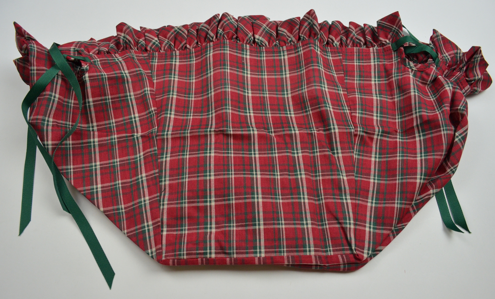 Longaberger Gourmet Picnic Basket Liner Plaid Tidings