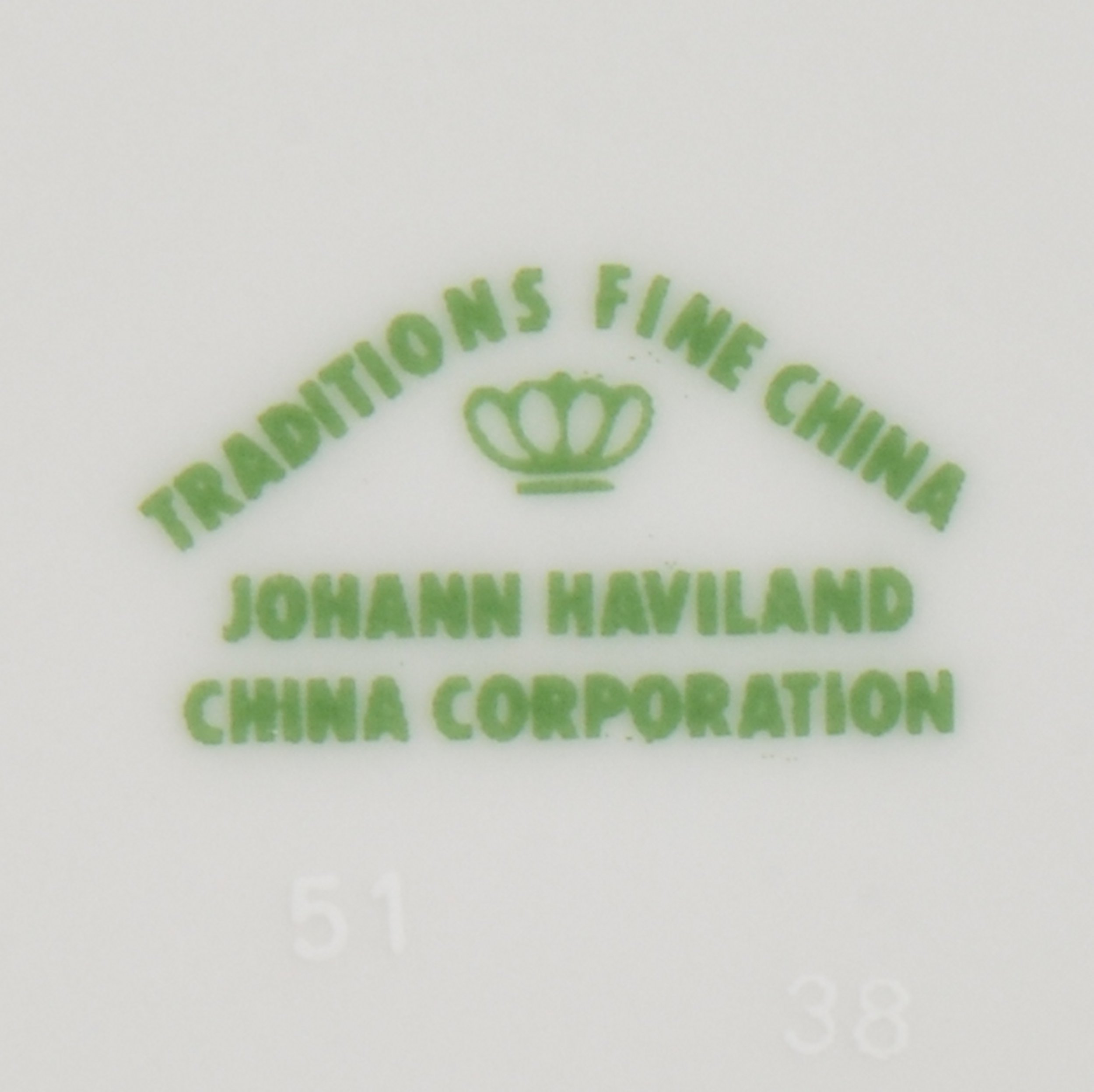 Johann Haviland - Traditions Fine China - Moss Rose Pattern - Dessert Bowl