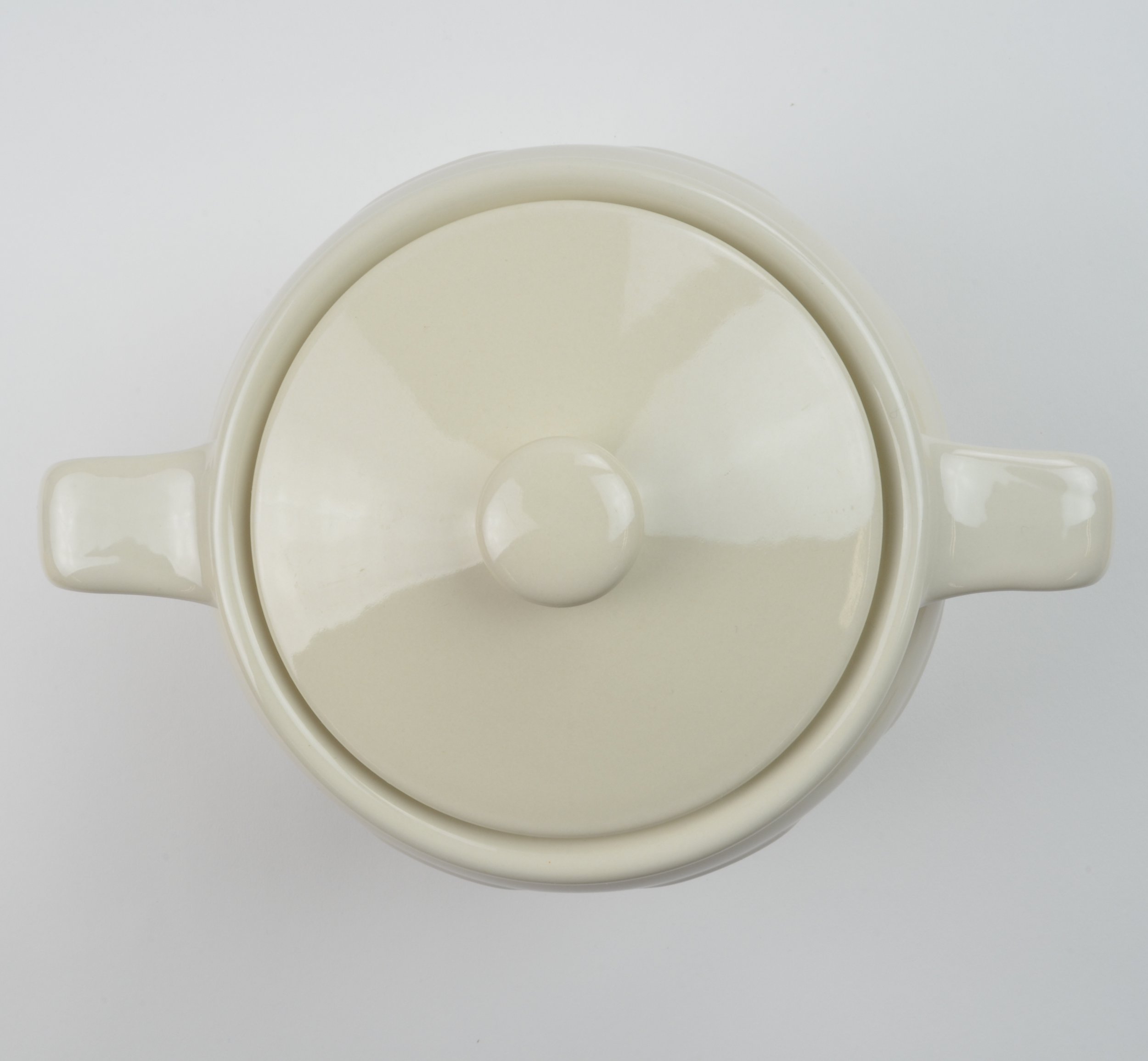 Longaberger Pottery - Woven Traditions Ivory - Cookie Jar