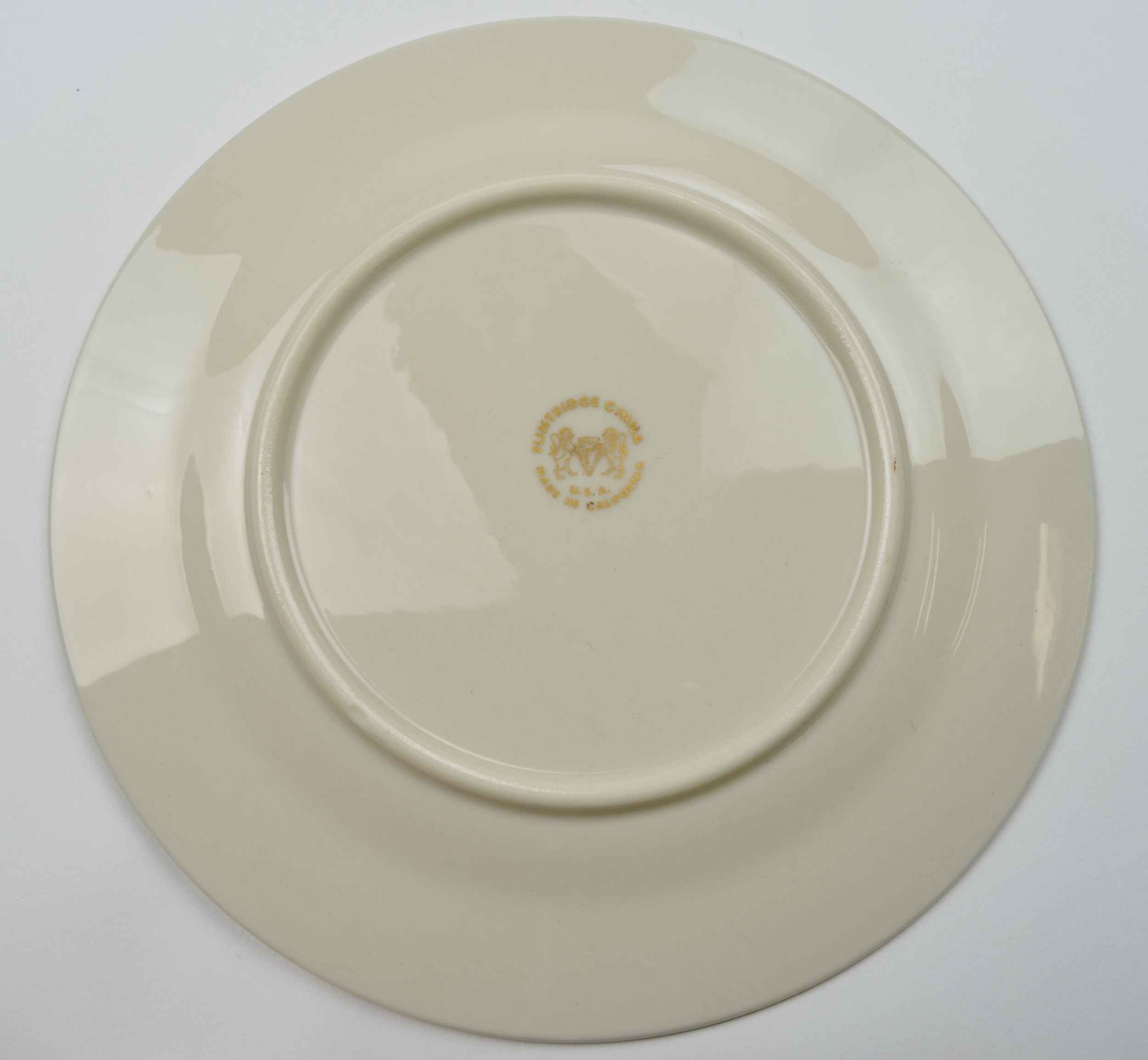 Flintridge China | Avalon, Sage Gold Trim, Bread Plate