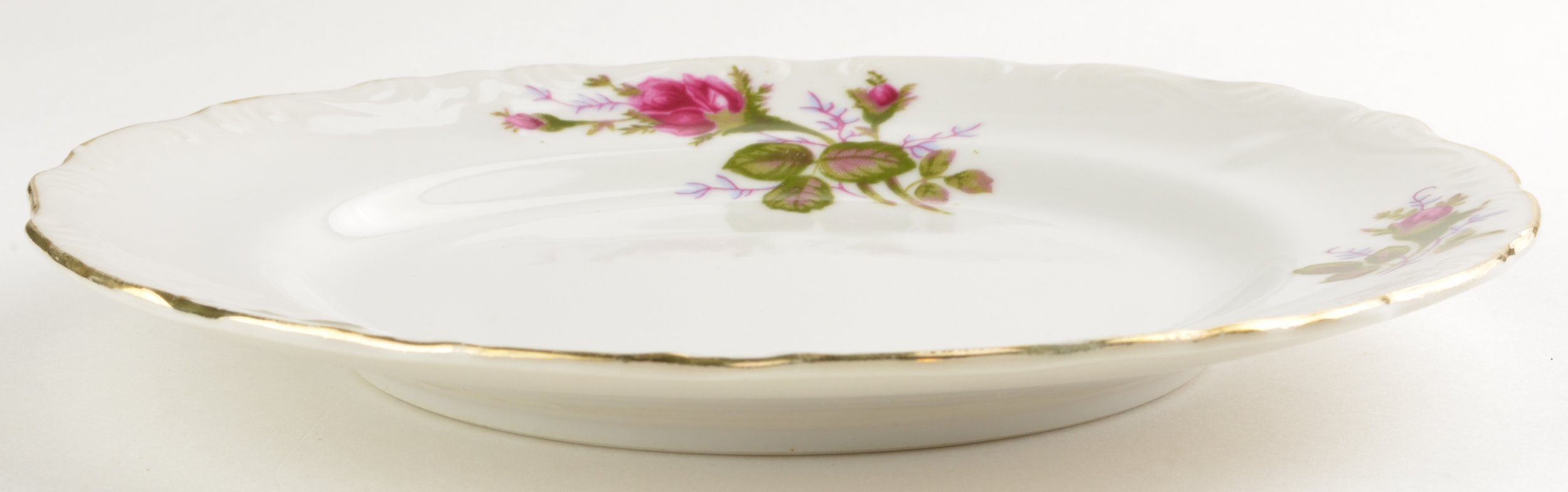 Made In Japan China - Moss Rose Pattern - Dessert Plate