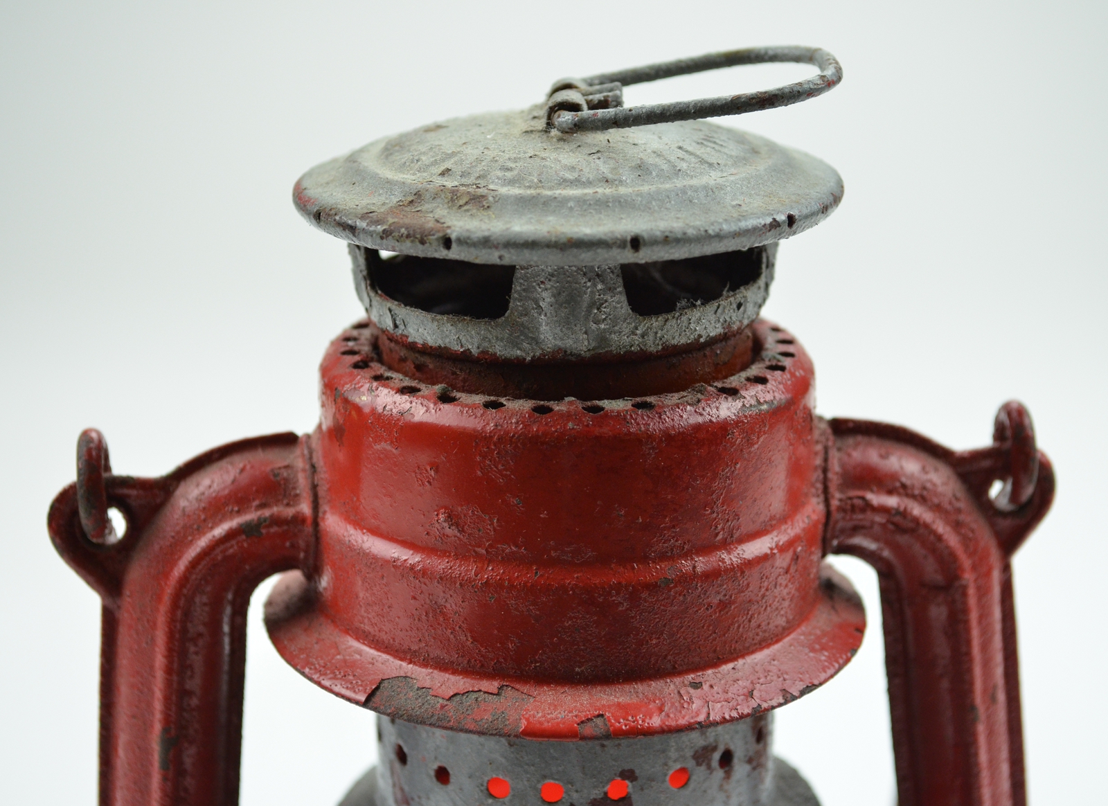 Feuer Hand Vintage Red #276 Oil Lamp With Red Glass - 11