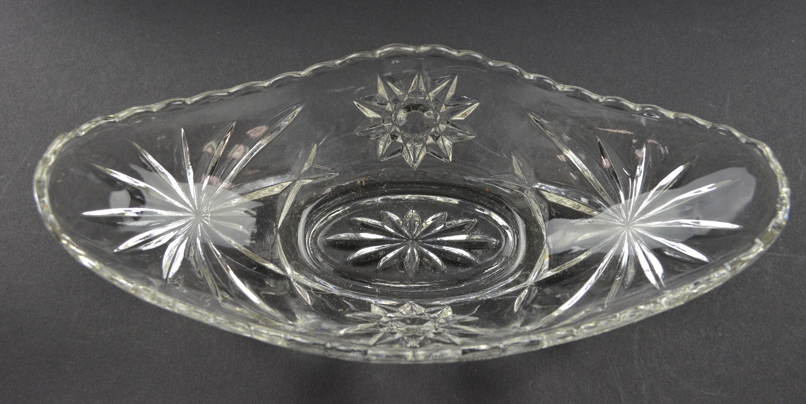 Anchor Hocking Glass - Prescut Clear Pattern - Small Gravy Boat - 9.25