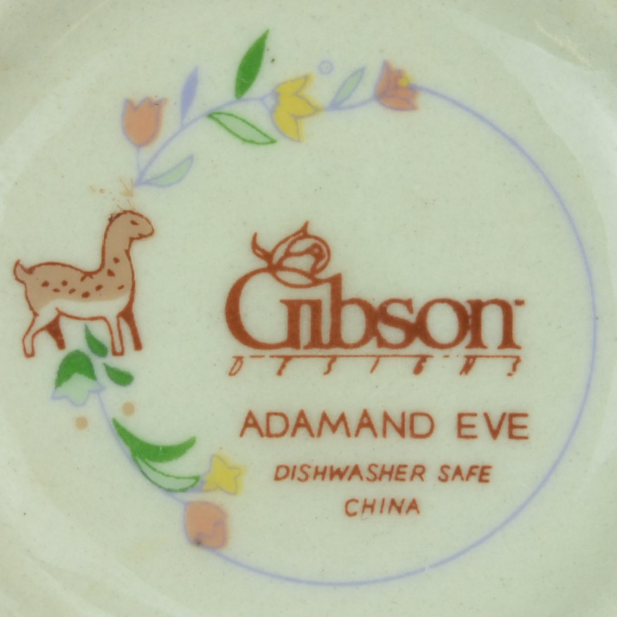 Gibson Designs - Adamand Eve - Rimmed Cereal Bowl