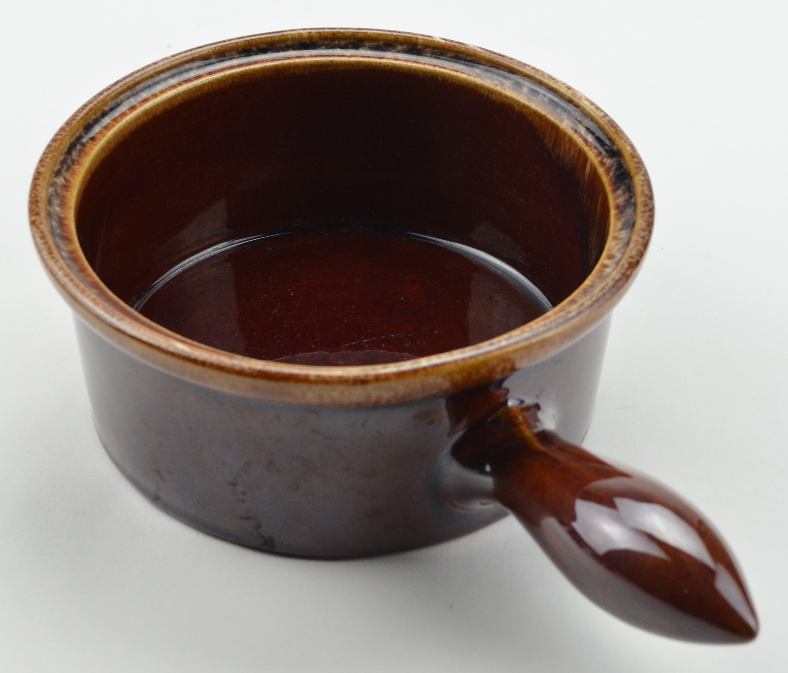 Tyler Pottery Drip Handled Soup Bowl - 3 x 7